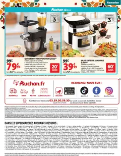 Auchan - Promos Ramadan supers - Voorbeeld van een folder van Auchan, geldig van 03.02.2026 | Pagina: 11 | Producten: Robot, La, Friteuse, Bol