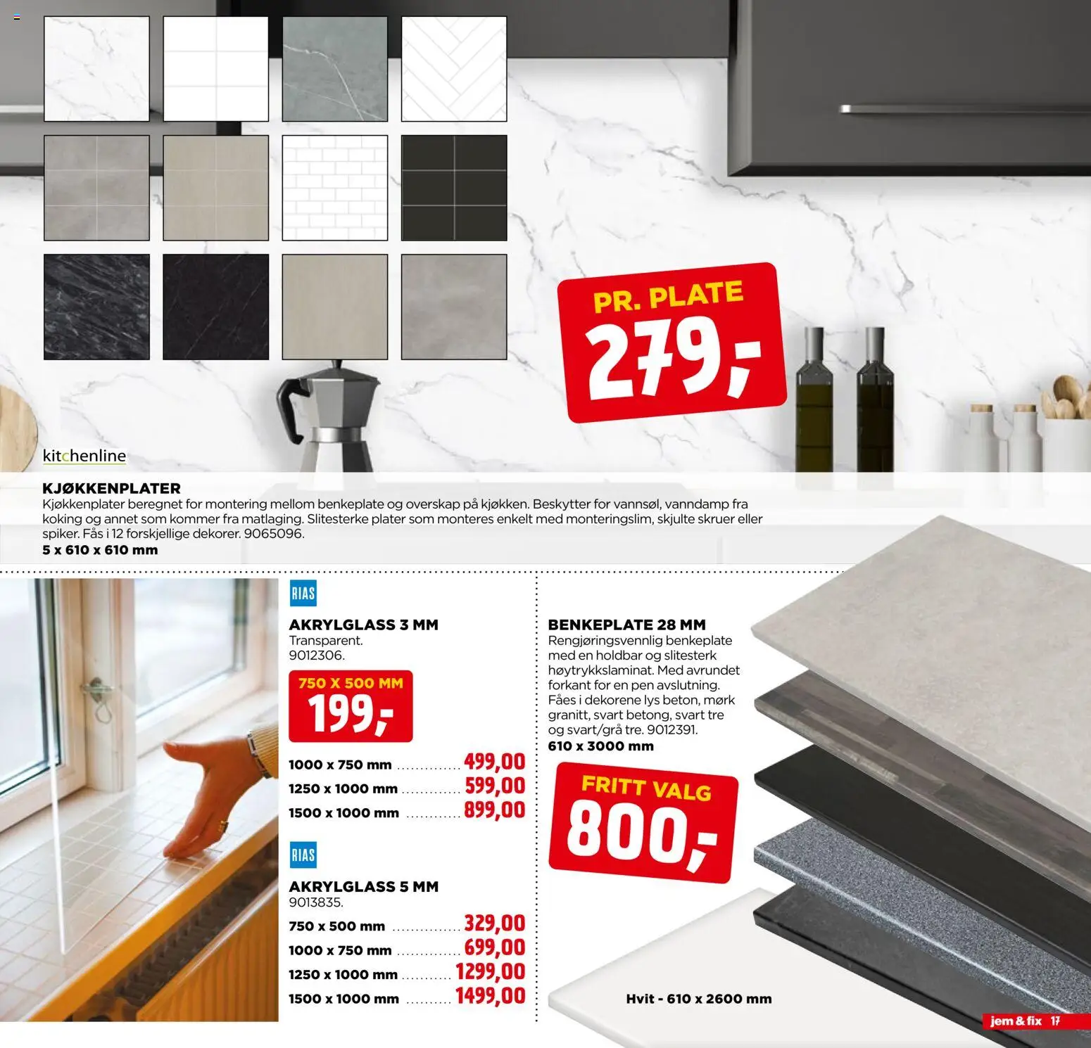 {H1} | Side: 17 | Produkter: Plate, Lys