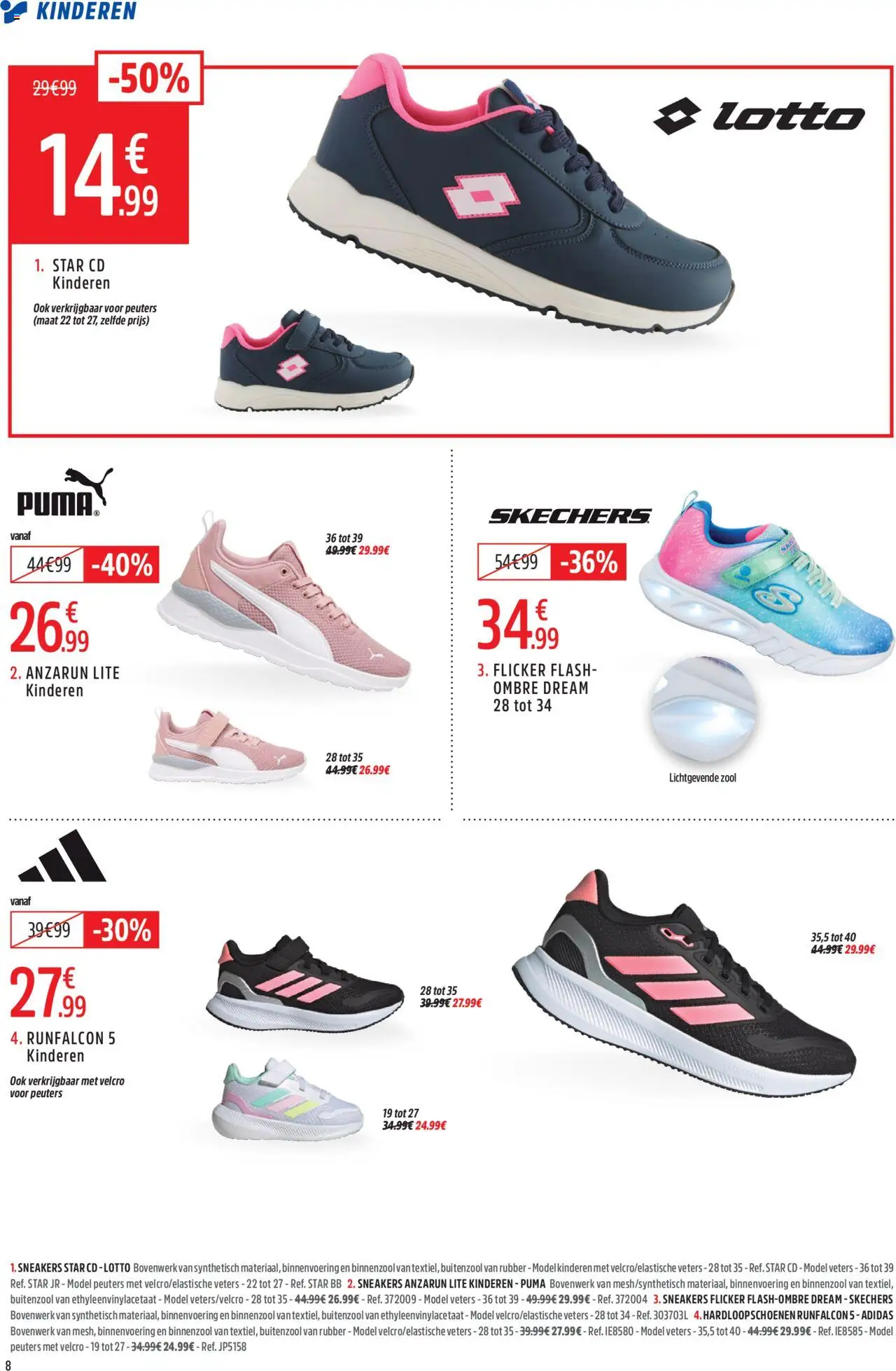  | Pagina: 8 | Producten: Sneakers