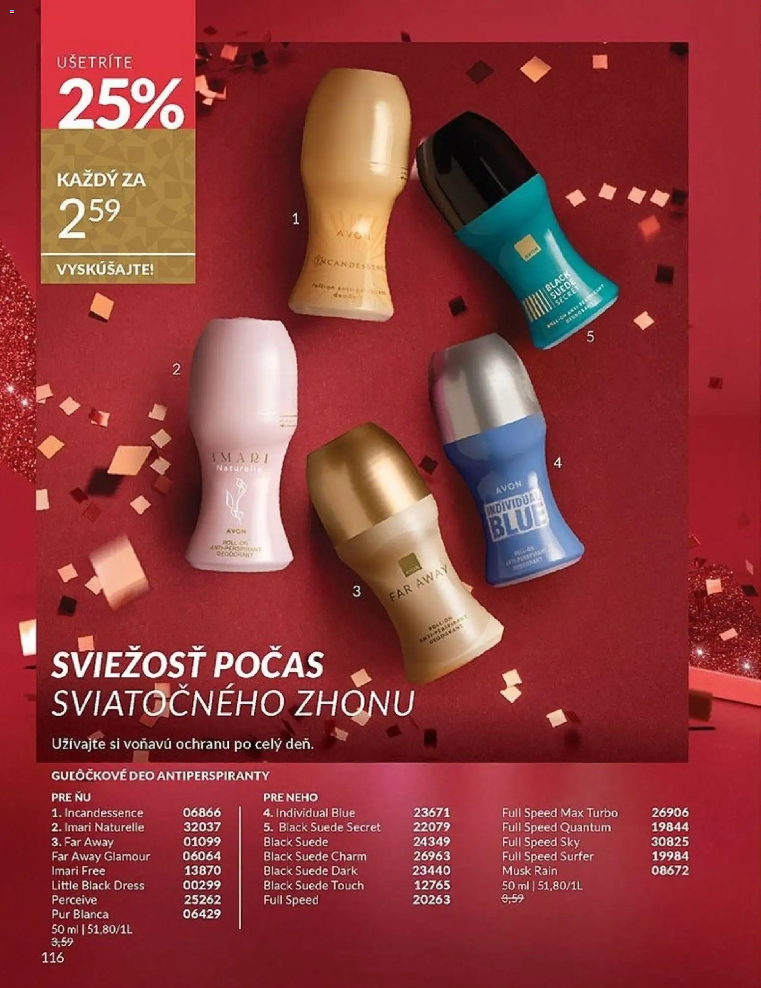 Nové Avon akcie – leták je platný od 01.12.2025 | Strana: 116