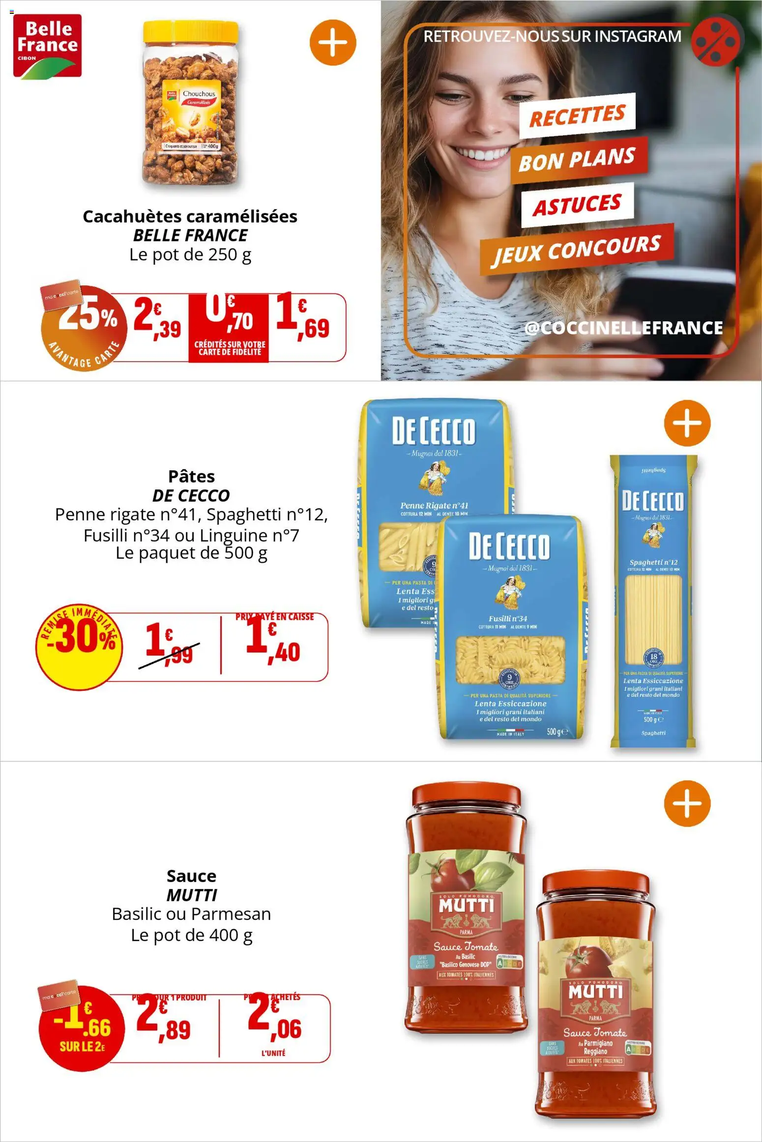 {H1} | Page: 19 | Produits: Spaghetti, Fusilli, Parmesan, Tomates