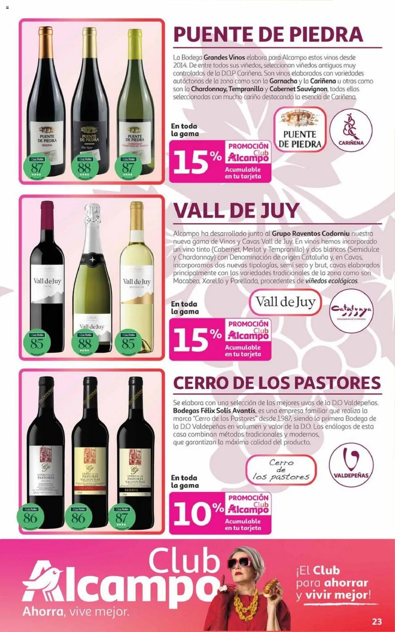 Alcampo - Canarias │ válido desde el 06.10.2025 | Página: 23 | Productos: Τζίντζερ, Vino