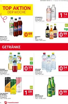Transgourmet Flugblatt ab 12.01.2026 gültig | Seite: 16 | Produkte: Zitrone, Himbeere, Bier, Äpfel