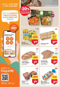 MPREIS Flugblatt ab 19.02.2026 gültig | Seite: 4 | Produkte: Pasta, Jääkaappipakastin, Milch, Butter