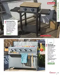 Gedimat - Prévisualisation de Gedimat Aménagements extérieurs valide à partir de 14.03.2025 | Page: 169 | Produits: Plancha, Brasero, Poids, Portes
