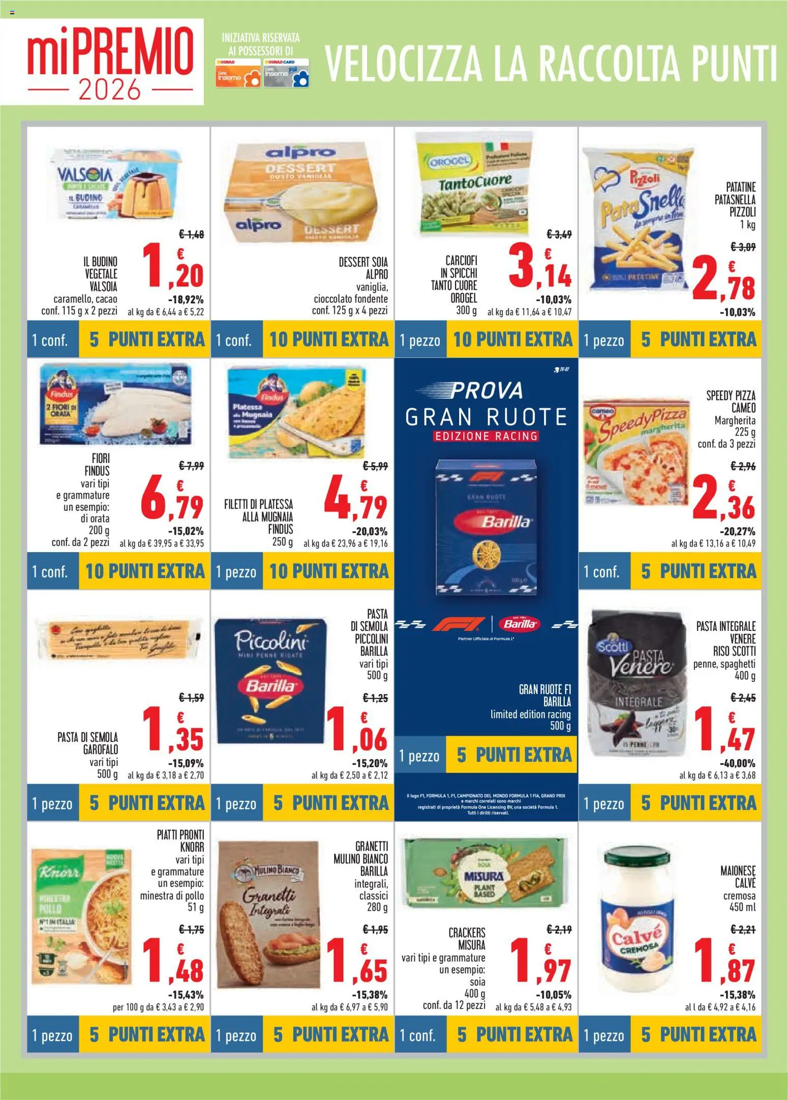 Volantino Conad del 23.04.2026 | Pagina: 12 | Prodotti: Pizza, Pollo, Patatine, Budino