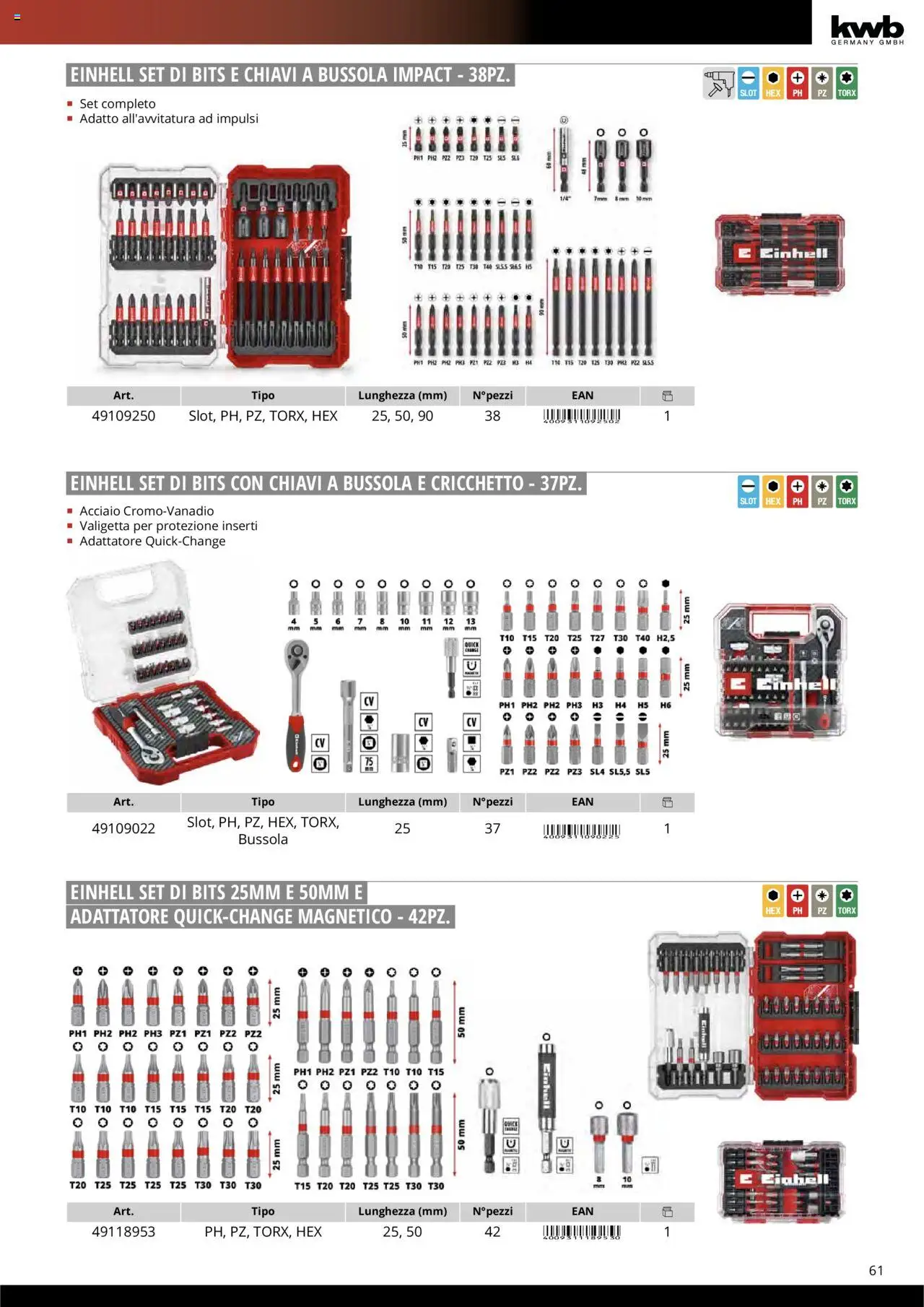 Volantino Einhell del 10.10.2025 | Pagina: 63 | Prodotti: Adattatore, Valigetta