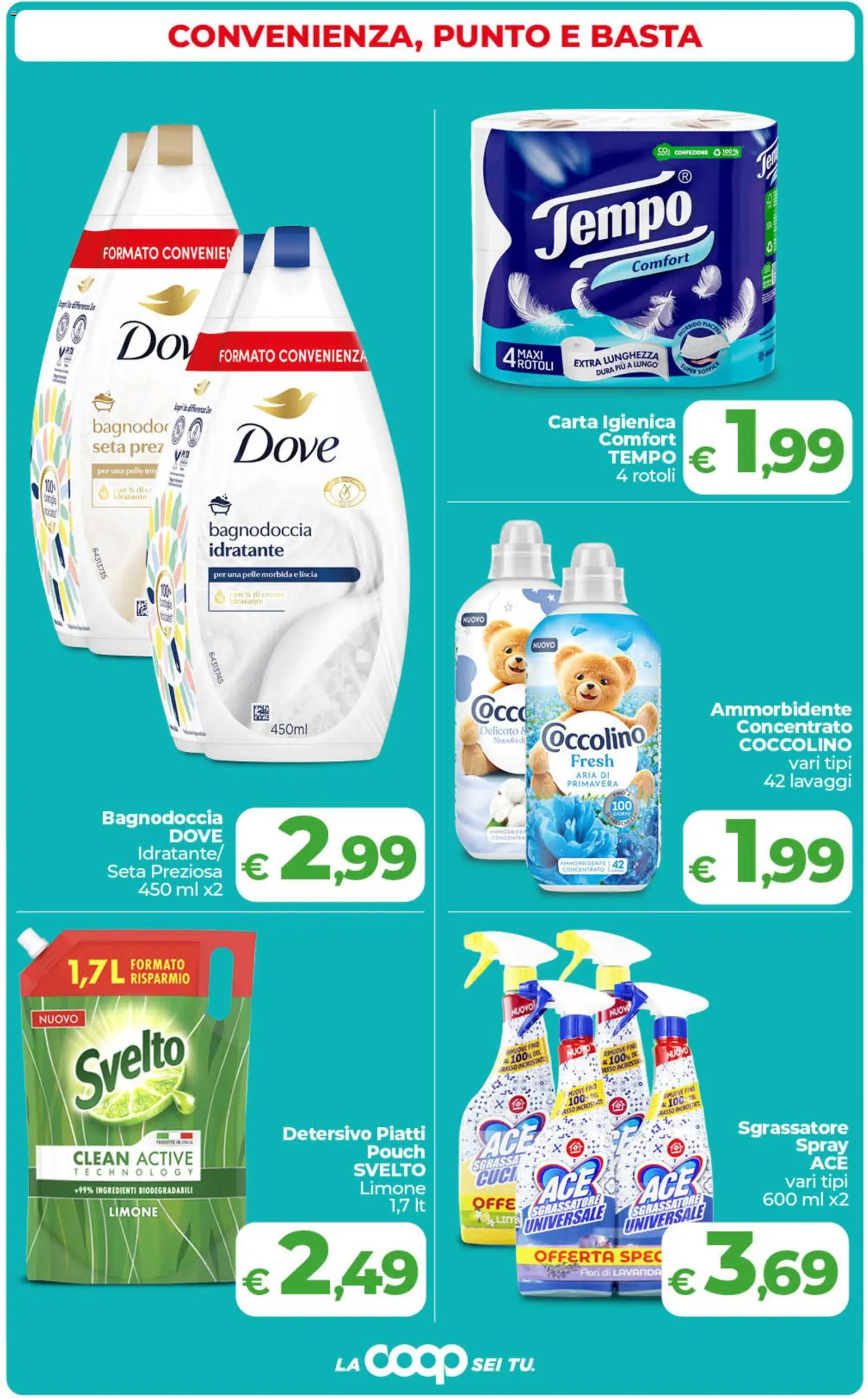 Volantino COOP del 06.03.2026 | Pagina: 5 | Prodotti: Carta igienica, Ammorbidente, Limone, Lavanda