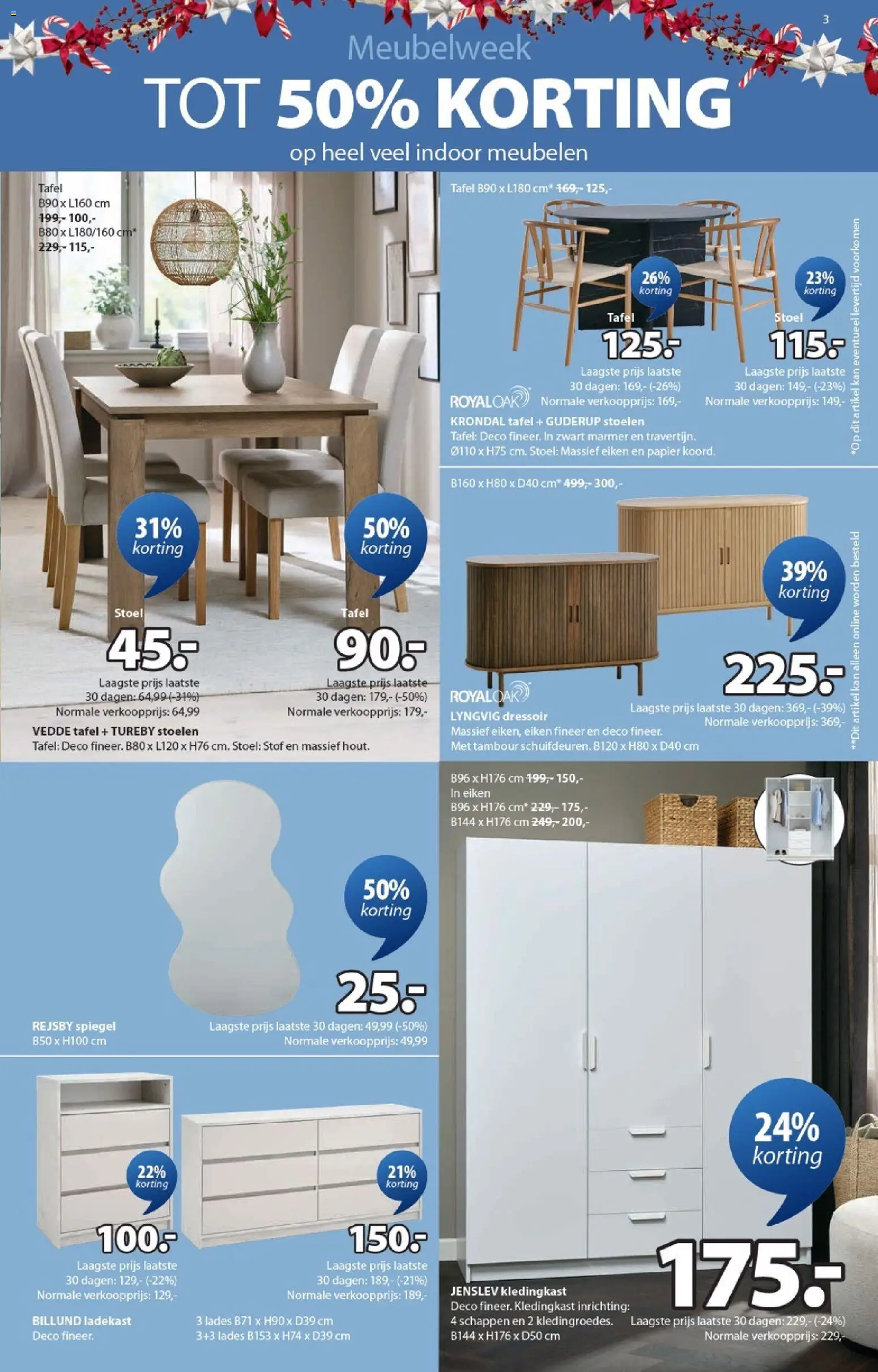 {H1} | Pagina: 3 | Producten: Tafel, Stoel, Papier, Spiegel