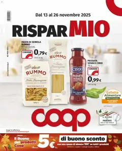 Anteprima del volantino COOP Settimo Torinese, Alpignano catalogo valido a partire dal 13.11.2025