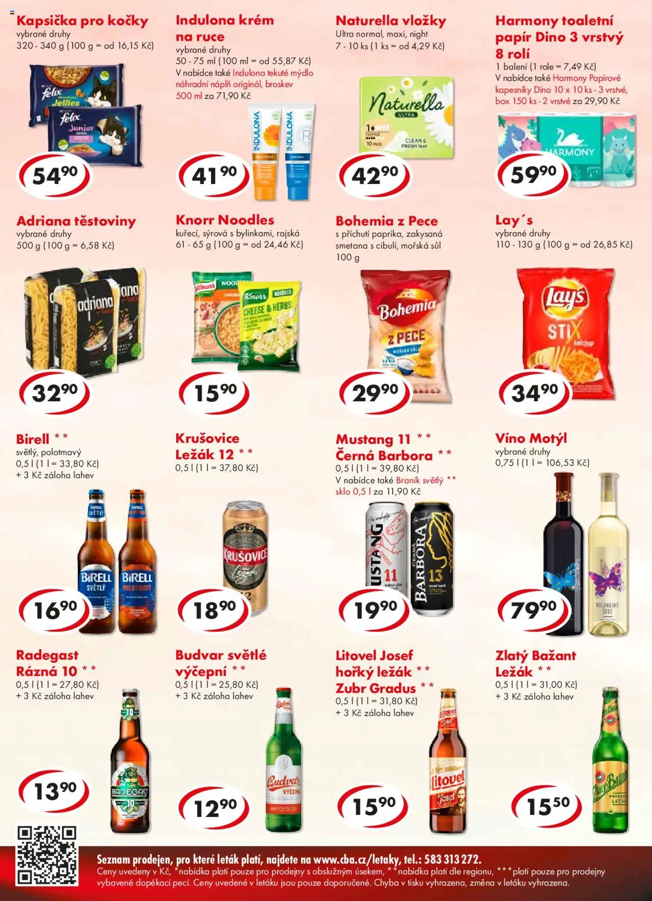 CBA leták - Premium od 17.09.2025 | Strana: 4 | Produkty: Budvar, Smetana, Krém, Knorr