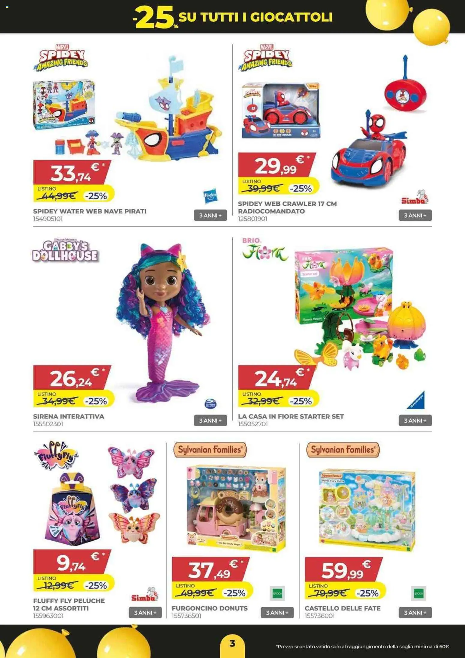 Volantino Toys Center del 24.11.2025 | Pagina: 3 | Prodotti: Peluche