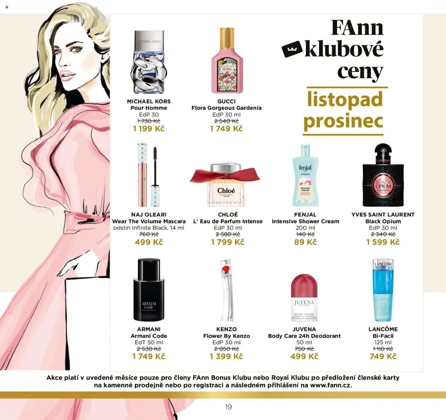 FAnn katalog Vánoce 2025 od 30.10.2025 | Strana: 19 | Produkty: Chloe, Karty, Body, Flora