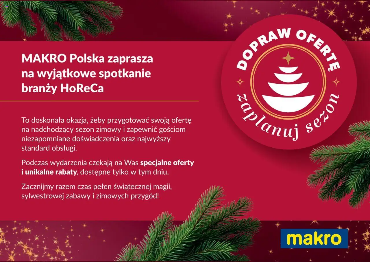 Makro Gazetka - Zaproszenie na wydarzenie Dopraw ofertę Gdańsk od 16.10.2025 | Strona: 1
