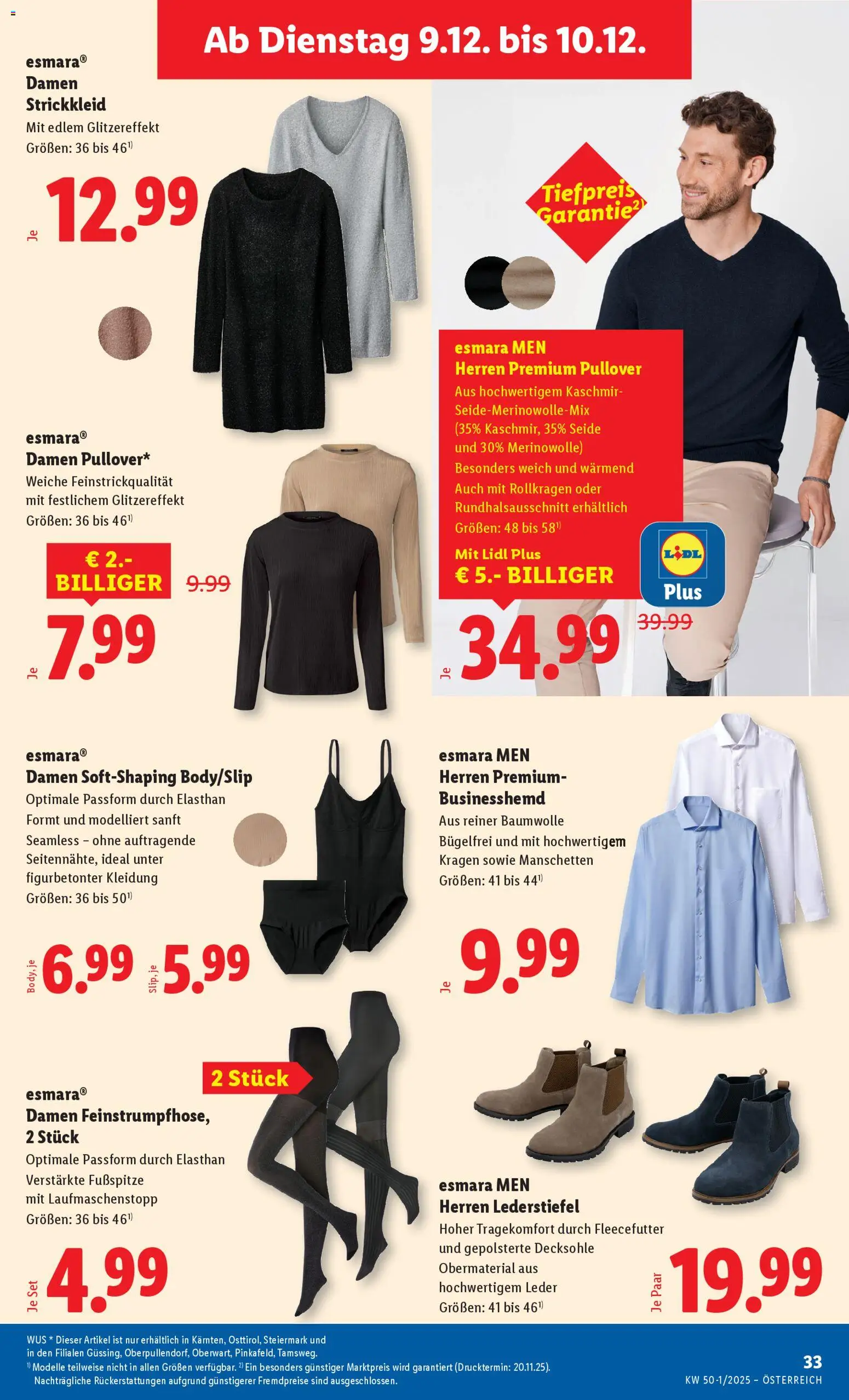Lidl Flugblatt - Oberpullendorf, Güssing, Oberwart gültig ab 04.12.2025 | Seite: 37 | Produkte: Pullover