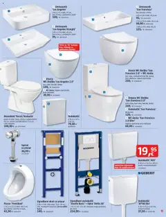 Bauhaus katalog | vrijedi od 04.09.2025 | Stranica: 11 | Proizvodi: Umivaonik, WC daska, Vodokotlić, Wc školjka