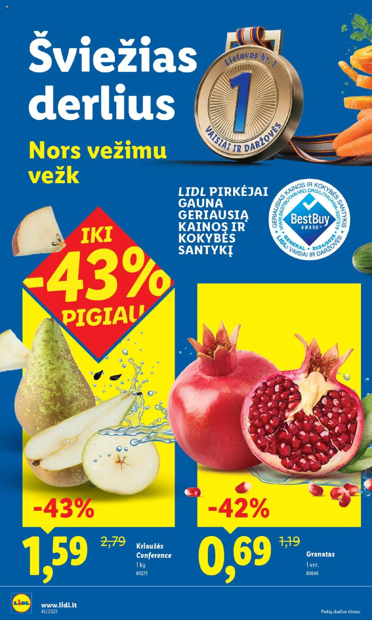 LIDL akcijos nuo 20.10.2025 | Puslapis: 6