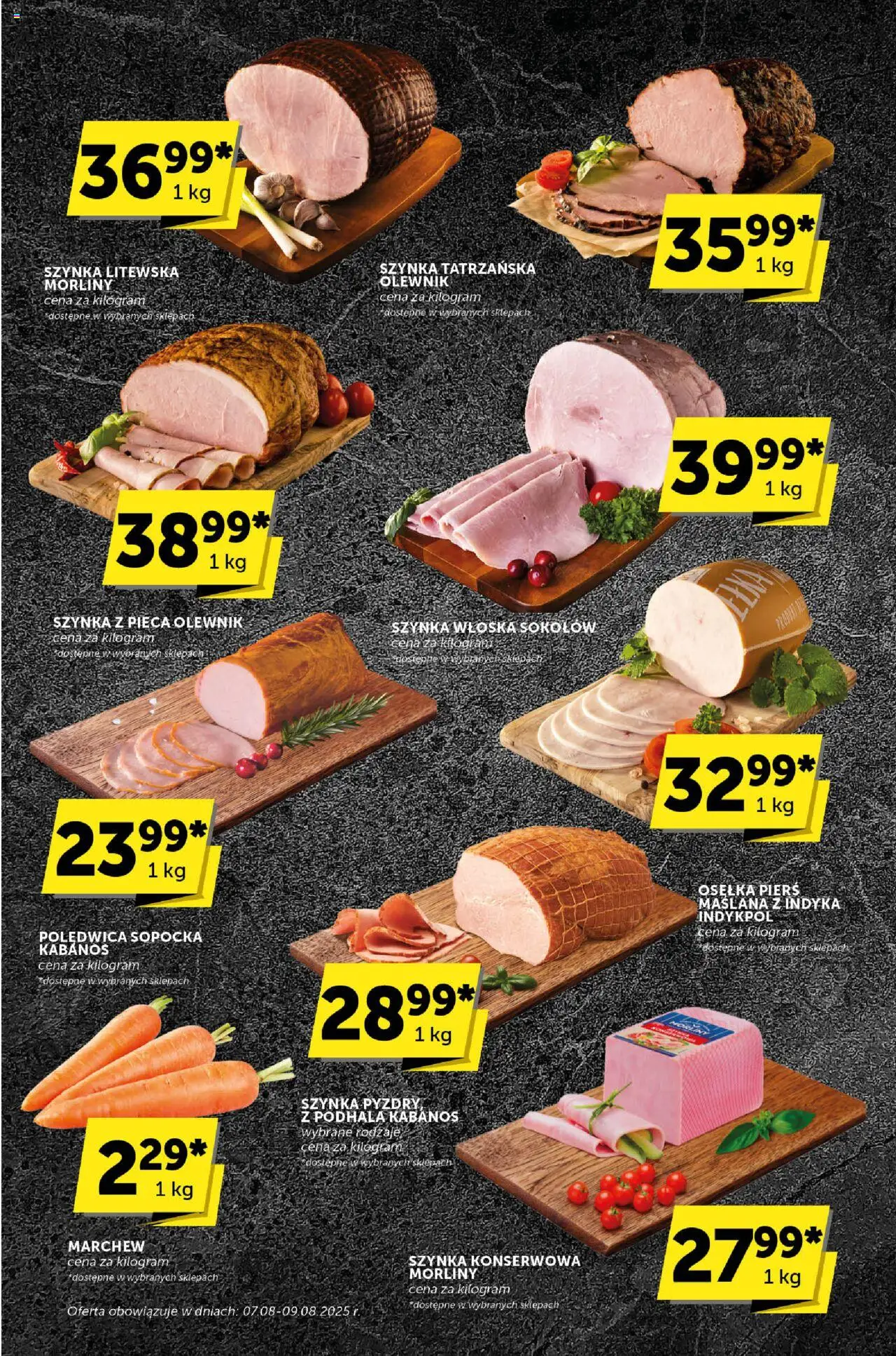 Groszek Gazetka - Katalog od 07.08.2025 | Strona: 6 | Produkty: Osełka, Szynka