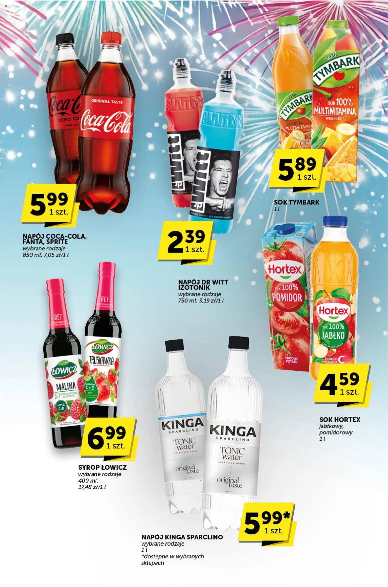 Euro Sklep Gazetka - Katalog od 27.12.2025 | Strona: 25 | Produkty: Syrop, Sprite, Coca cola, Sok