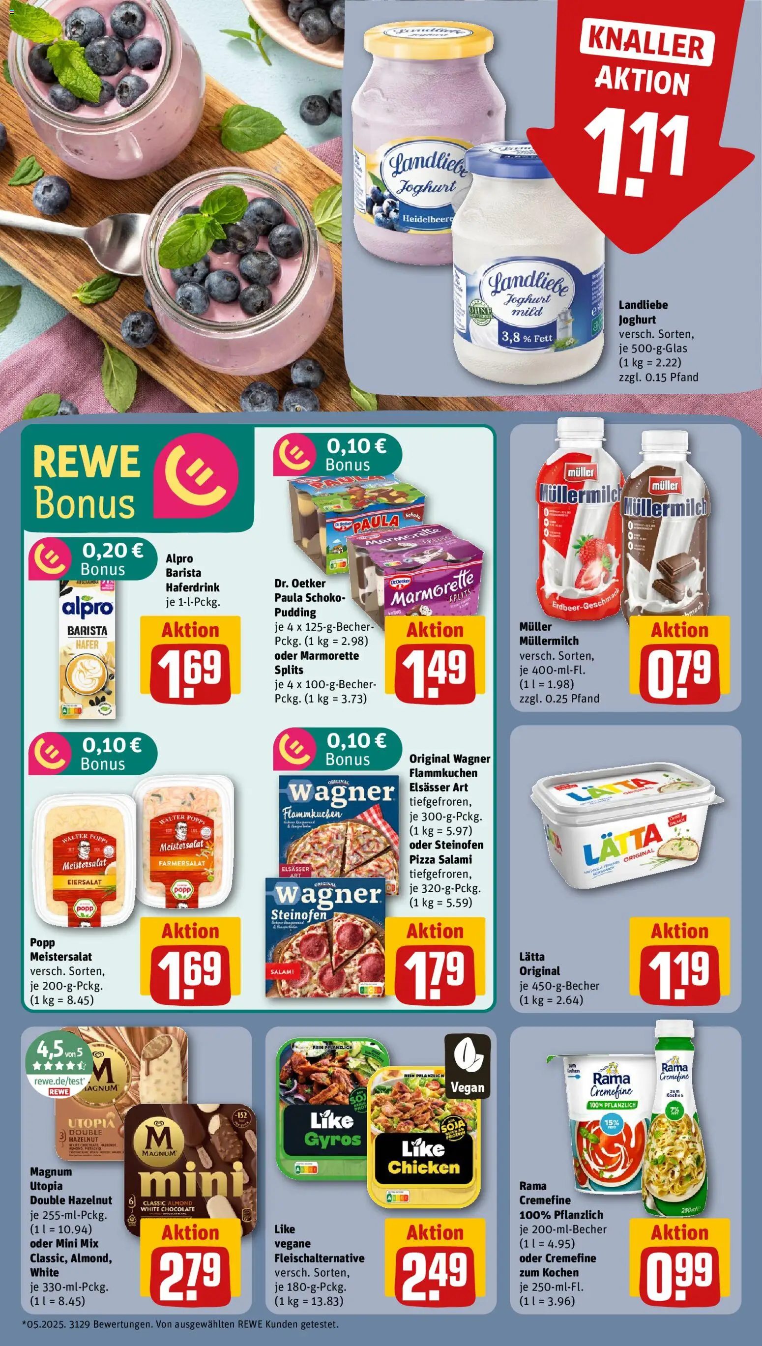 Rewe Prospekt 	 – gültig ab 17.11.2025 | Seite: 10 | Produkte: Joghurt, Alpro, Landliebe joghurt, Lätta
