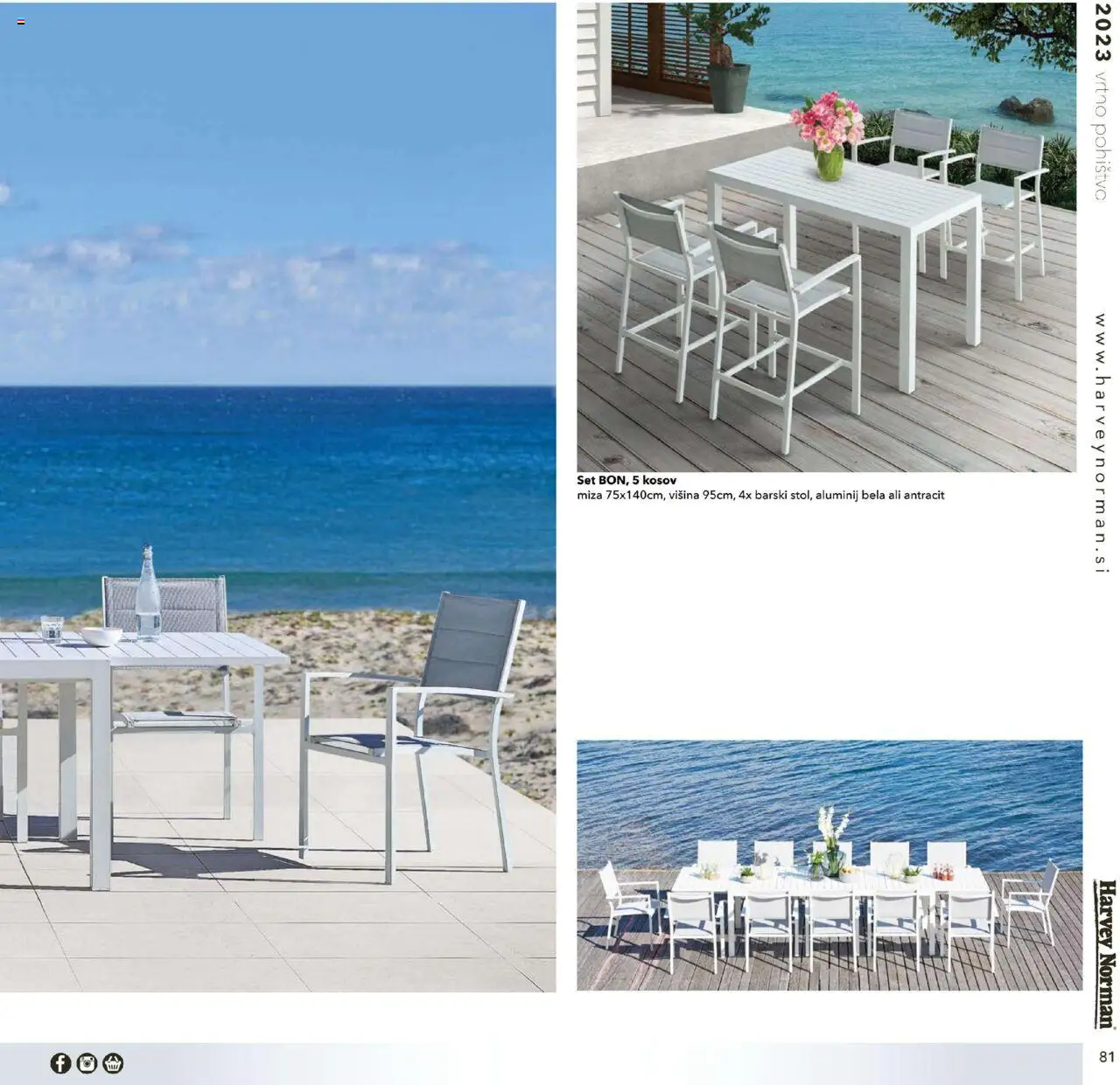 Harvey Norman - Katalog - Vrtno pohištvo │ velja od 01.03.2023 | Stran: 81