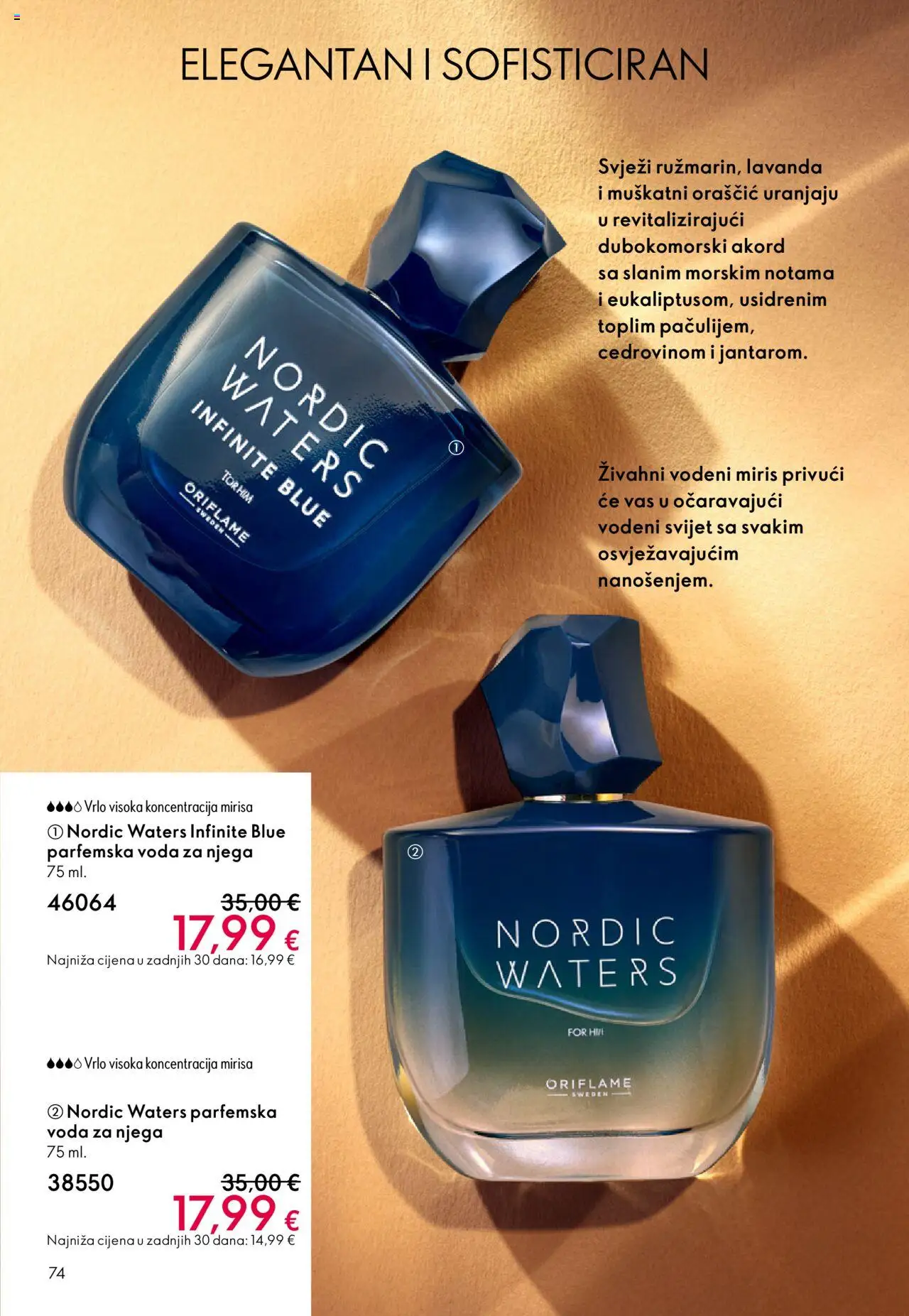 Oriflame katalog | vrijedi od 08.10.2025 | Stranica: 74 | Proizvodi: Miris, Voda