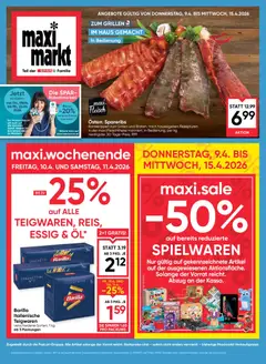 Maximarkt Flugblatt ab 09.04.2026 gültig