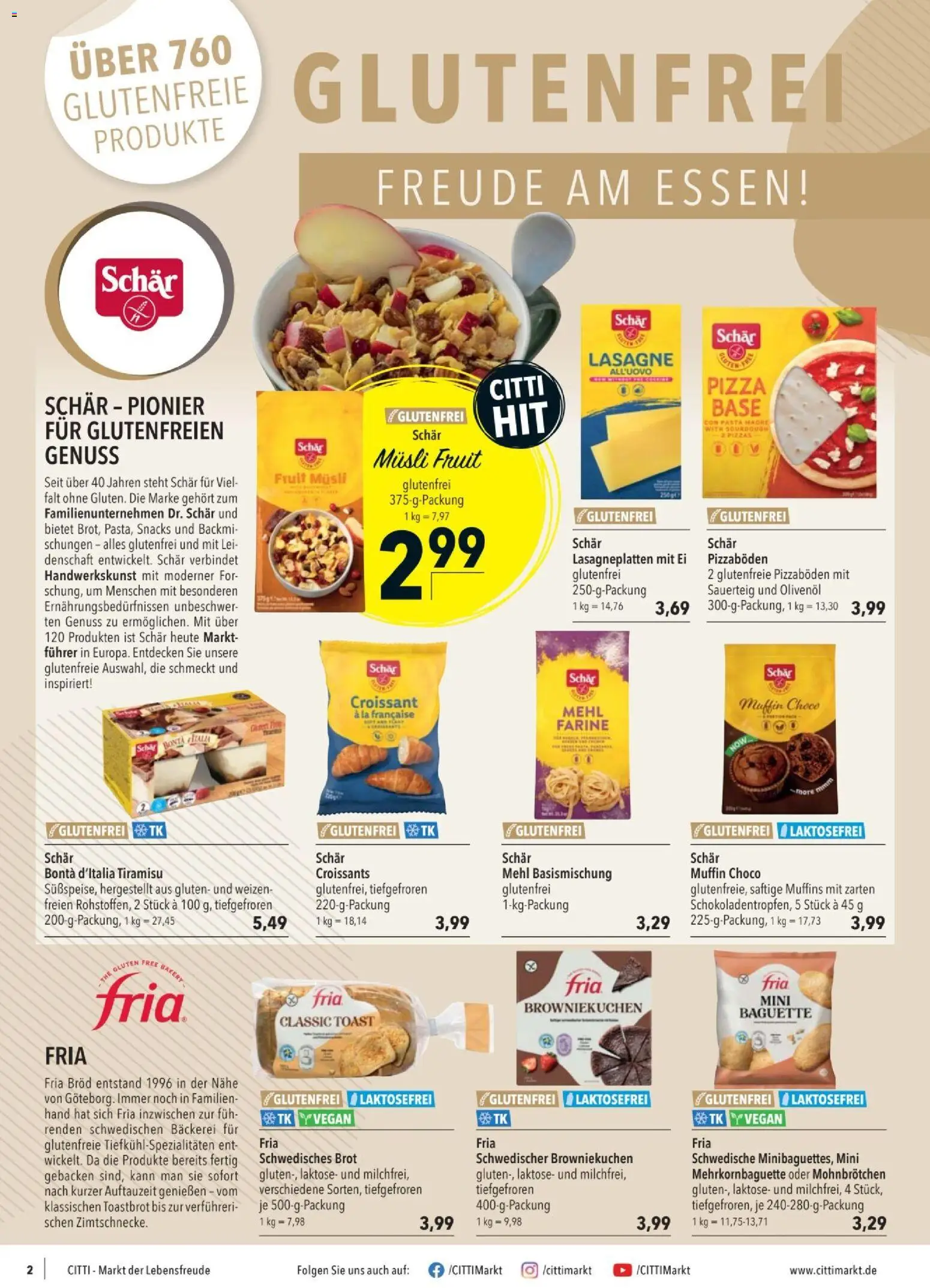 CITTI tilbudsavis – gyldig fra 07.01.2026 | Side: 2 | Produkter: Brød, Müsli, Hat, Muffins