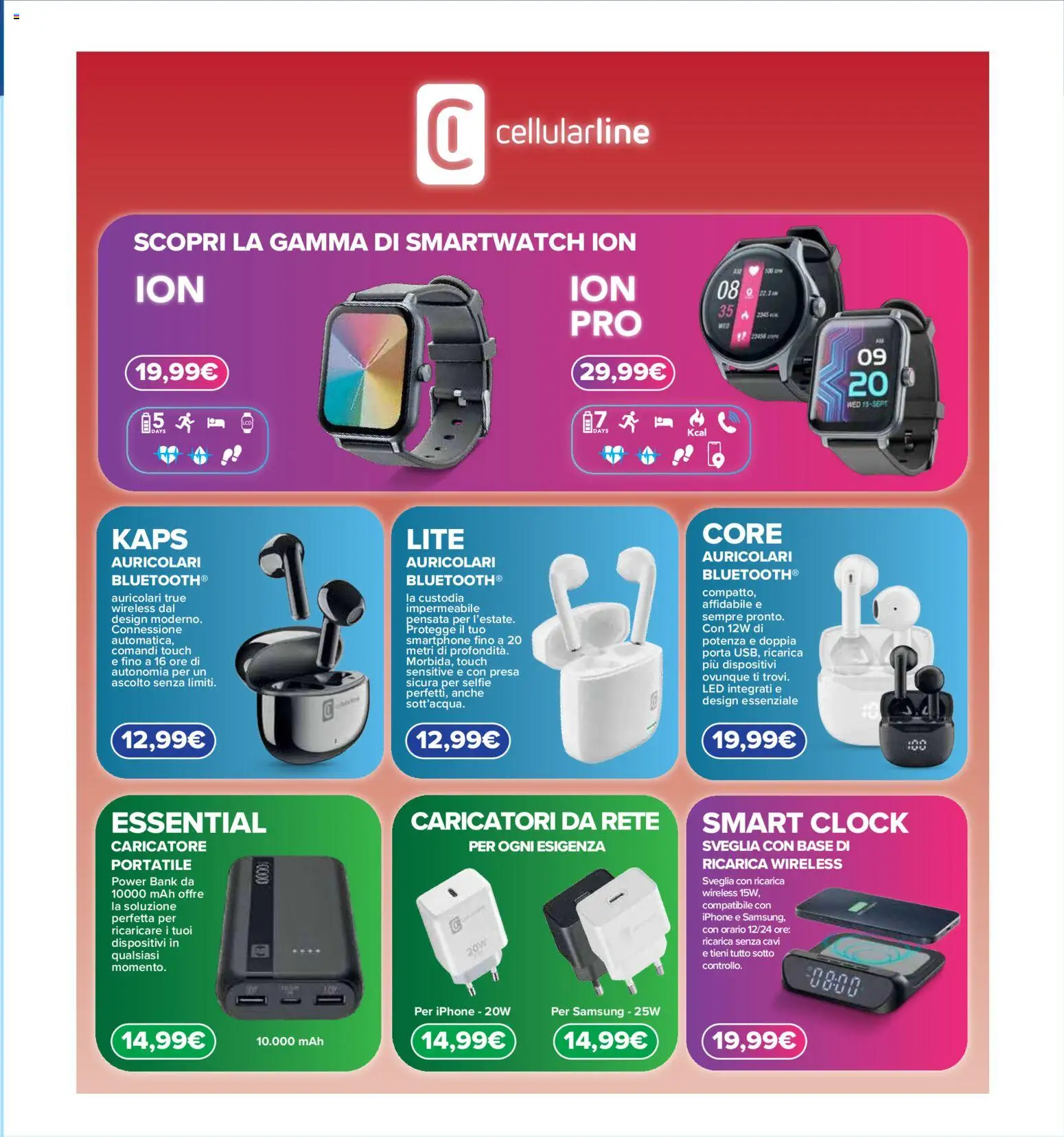 Volantino Euronics del 12.12.2025 | Pagina: 9 | Prodotti: Auricolari, Iphone, Smartphone, Presa