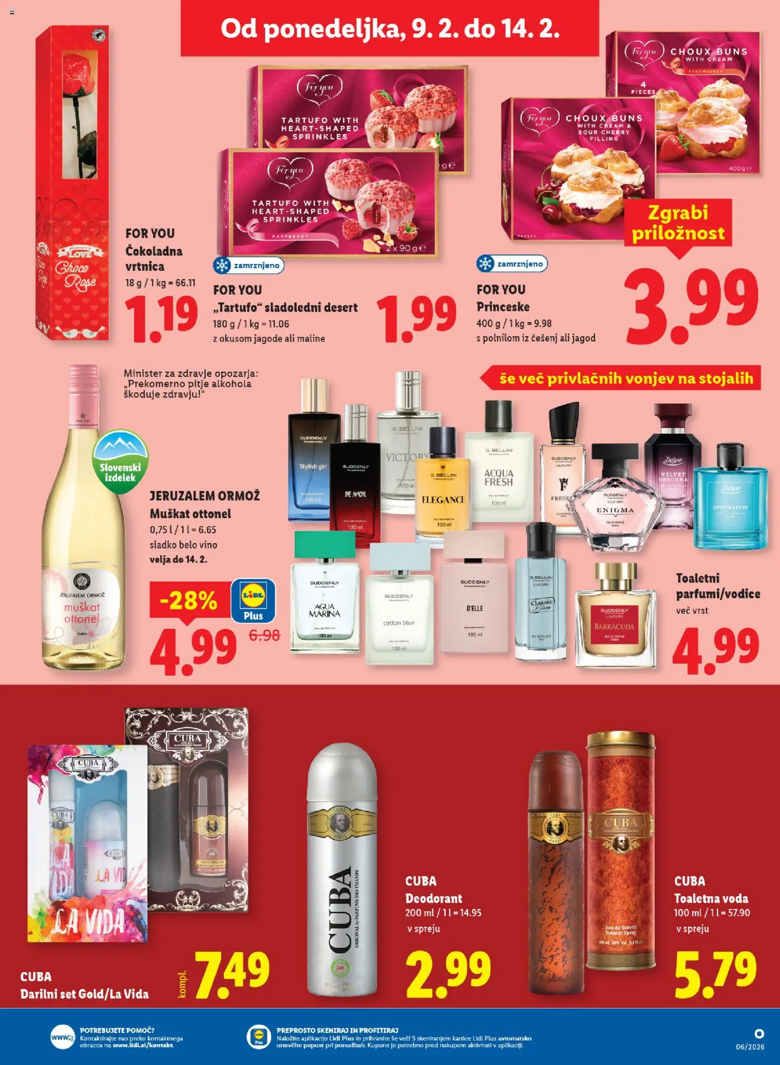Novi Lidl katalog ponudbe – veljaven od 05.02.2026 | Stran: 35 | Izdelki: Deodorant, Jagode, Voda, Toaletna voda