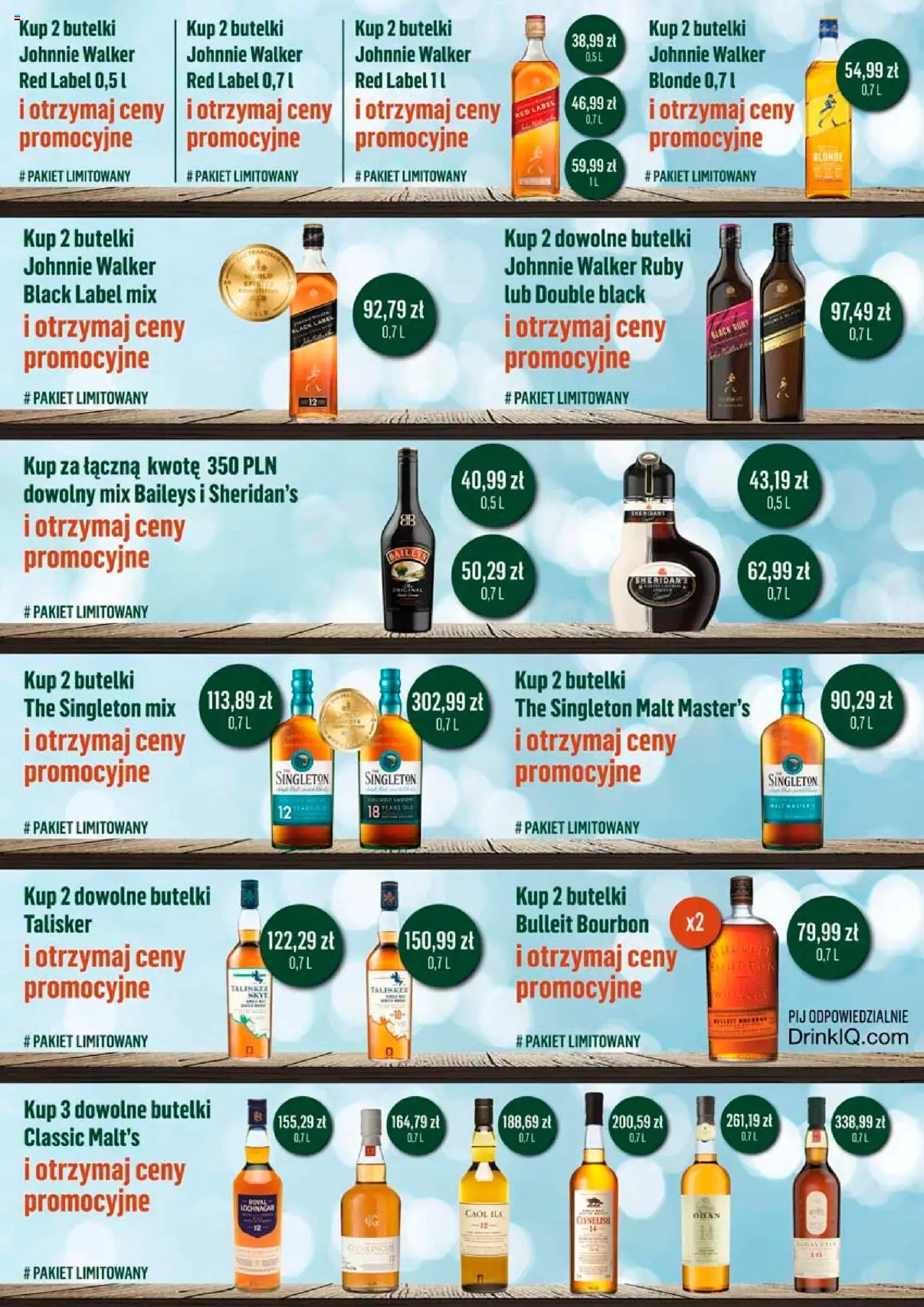 Eurocash Gazetka - Katalog Alkoholowy od 01.10.2025 | Strona: 25 | Produkty: Baileys, Bourbon, Red label, Black Label
