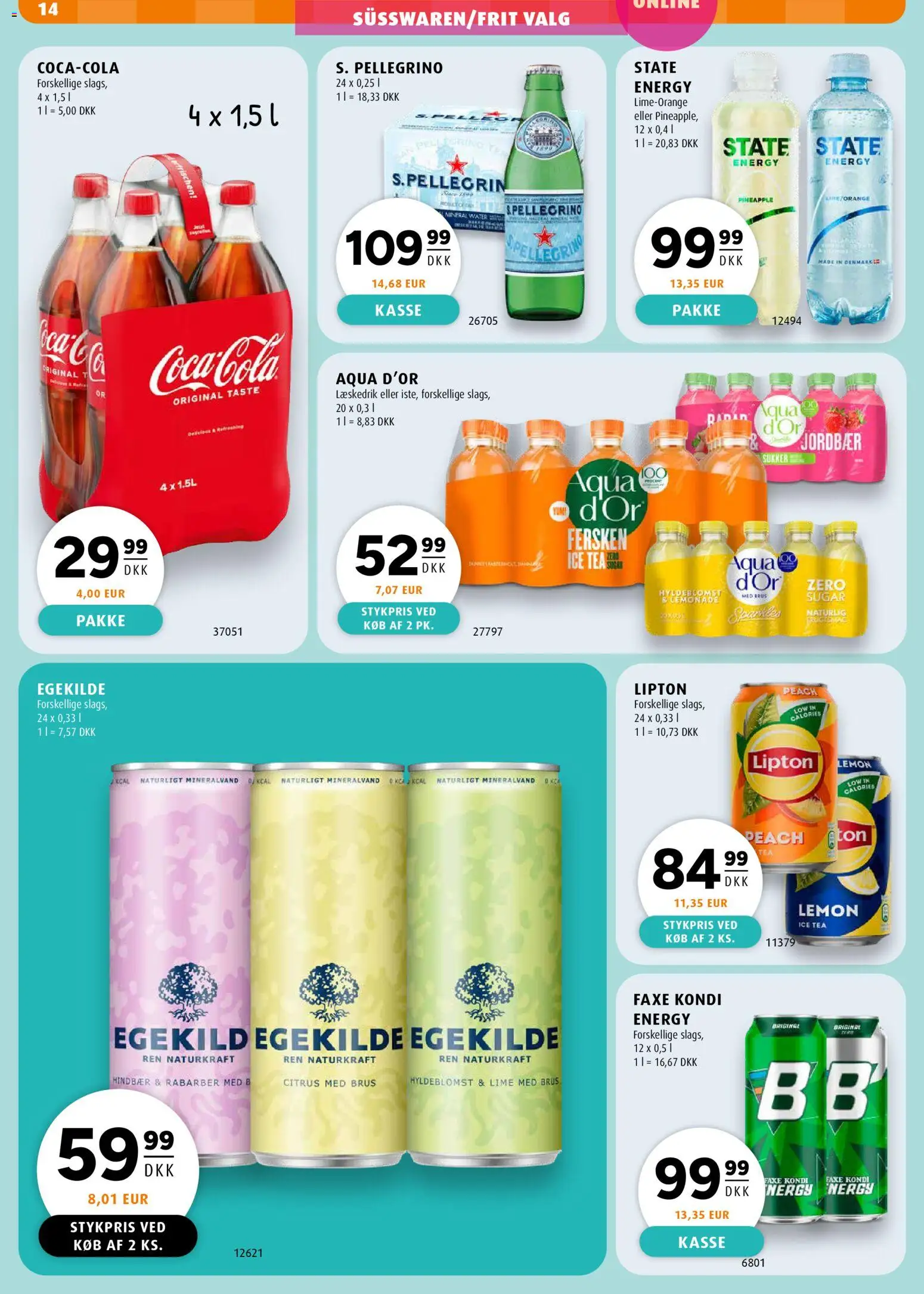 Scandinavian Park tilbudsavis – gyldig fra 29.01.2026 | Side: 16 | Produkter: Iogurteira, Hindbær, Faxe Kondi, Hat