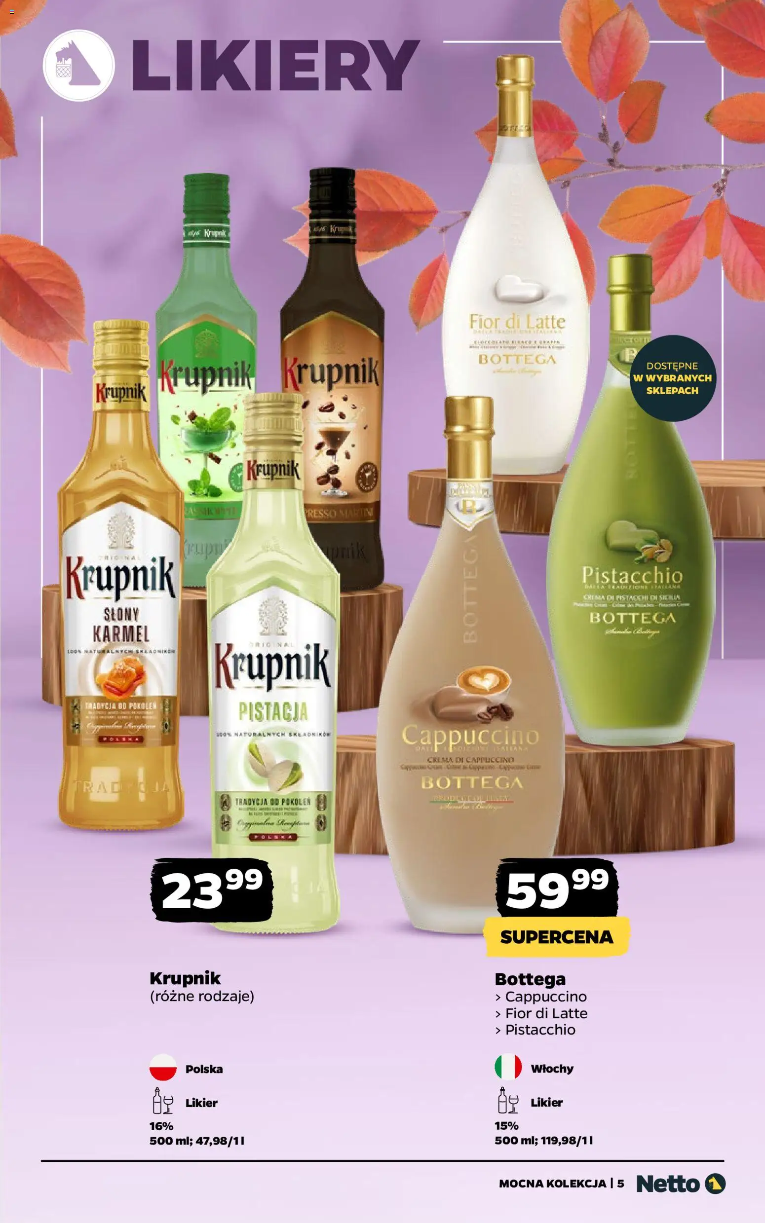 Netto gazetka - Alkohole mocne od 27.10.2025 | Strona: 5 | Produkty: Cappuccino