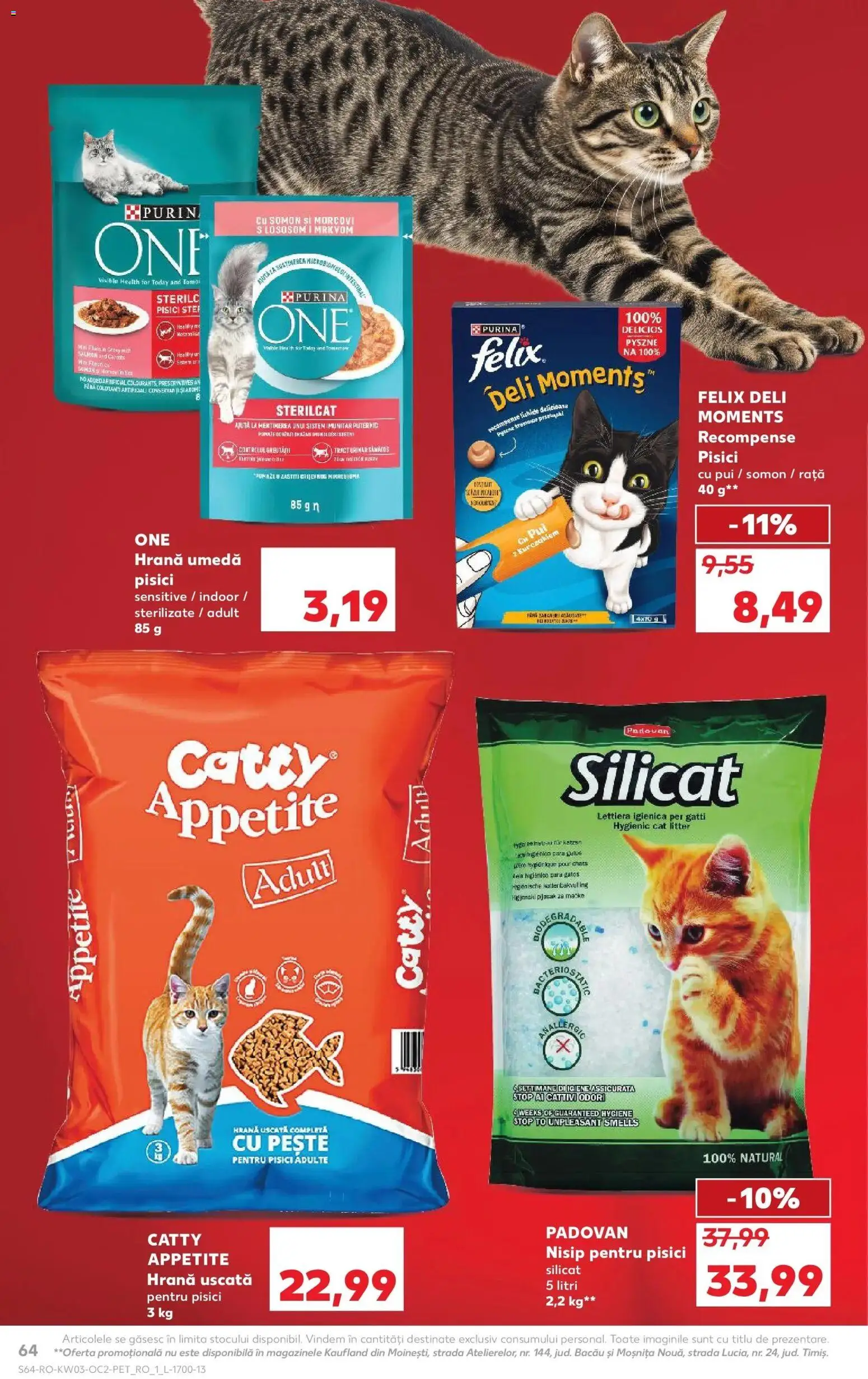 Noul catalog Kaufland – valabil de la 14.01.2026 | Pagină: 64 | Produse: Pară, Hacıyatmaz Kedi Oyuncağı, Pește, Morcovi