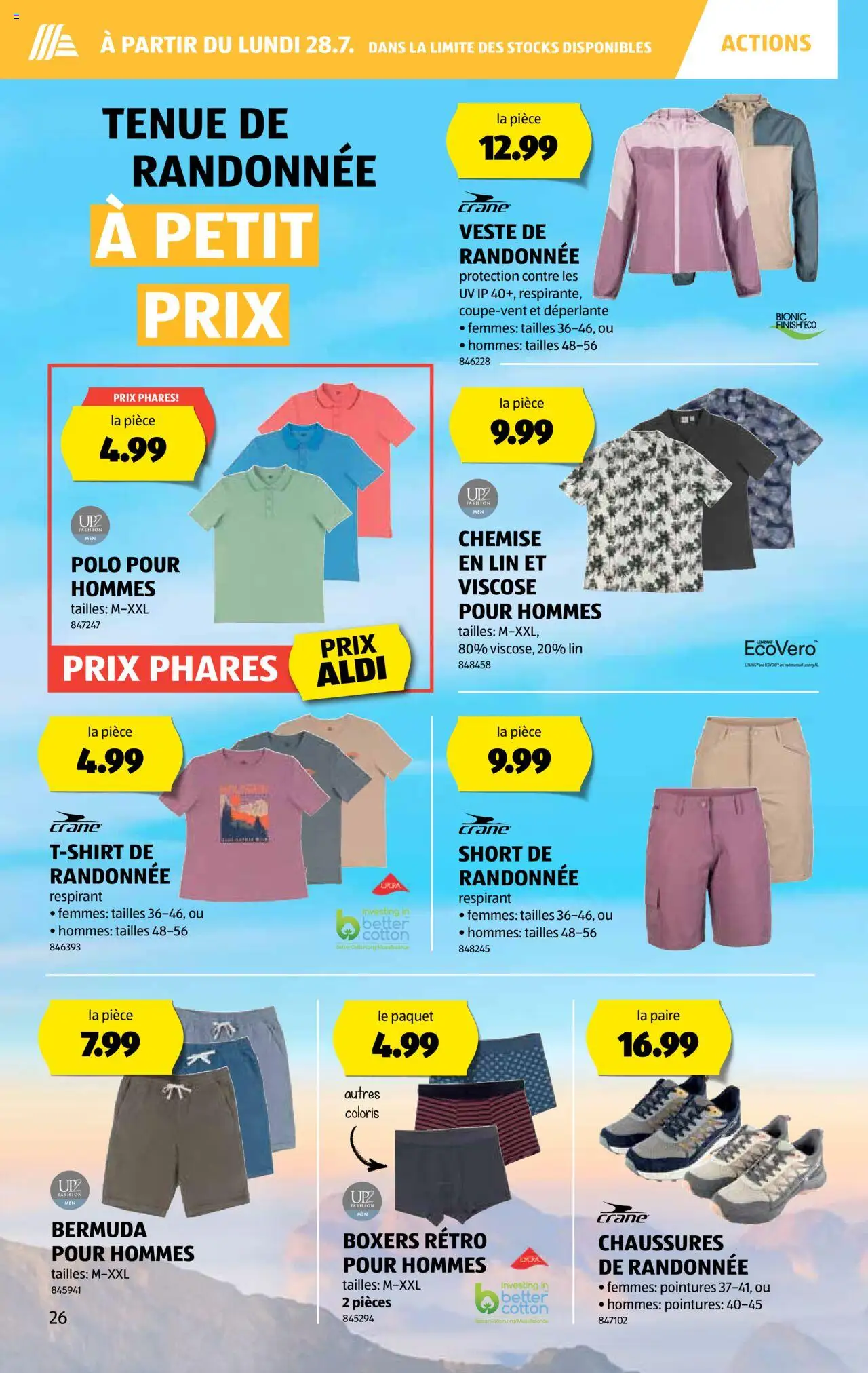 Aldi Prospectus ab 24.07.2025 | Seite: 27 | Produkte: Bermuda