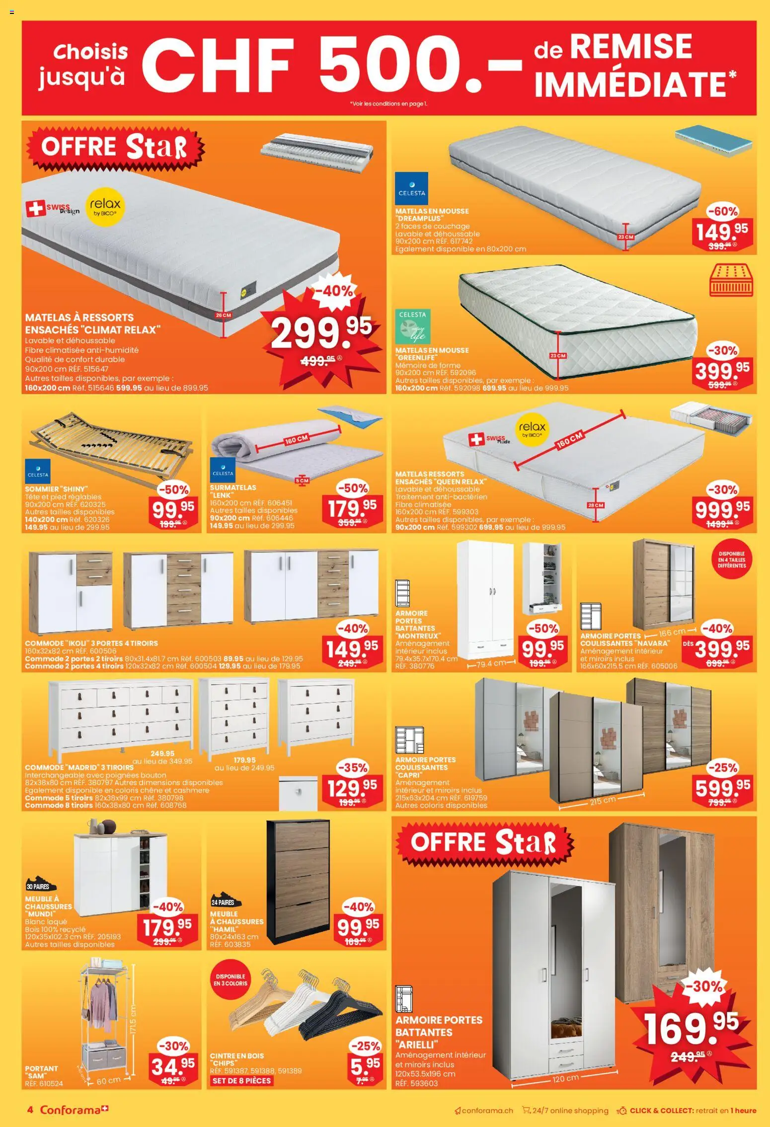 Conforama Aktionen FR – gültig ab 24.12.2025 | Seite: 4 | Produkte: Chips