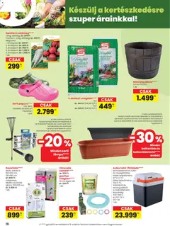 Spar akciós újság - amely érvényes a következő dátumtól: 09.04.2026 | Oldal: 18 | Termékek: Papucs, Vetőmag, Karkötő, Lámpa