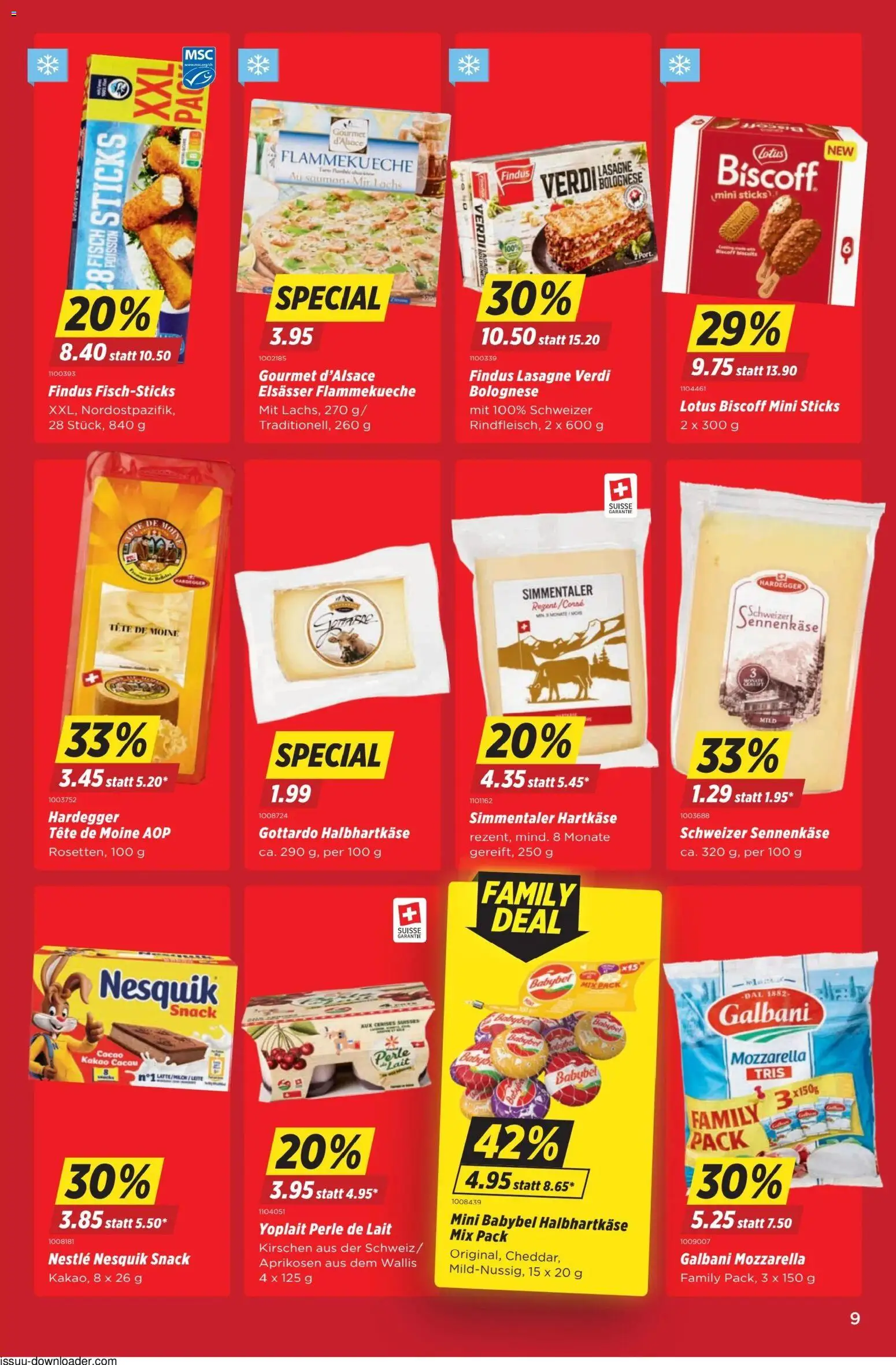 Denner aktionen – gültig ab 09.04.2026 | Seite: 9 | Produkte: Kirschen, Lachs