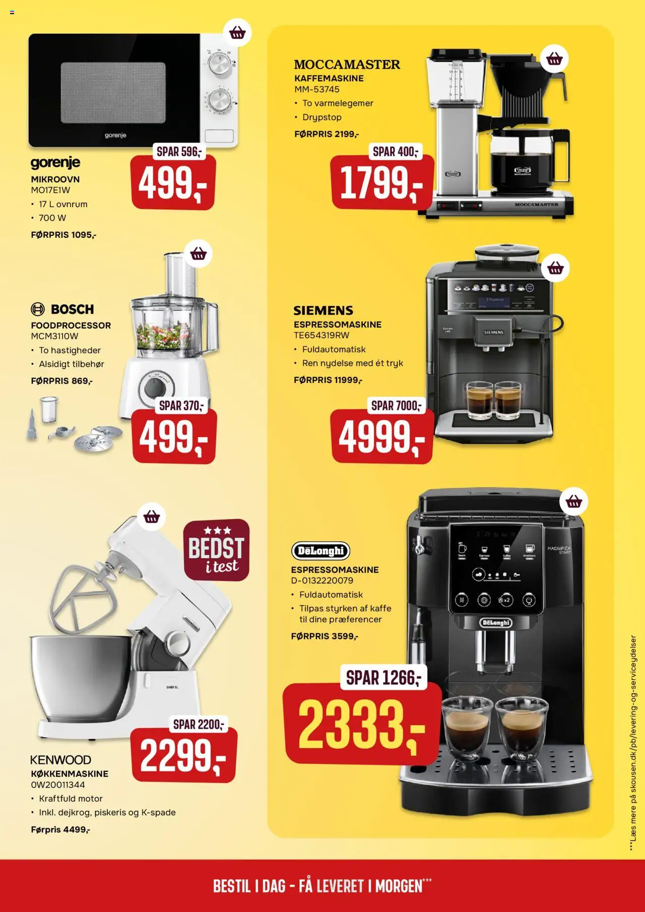 Skousen Tilbudsavis gyldig fra 09.06.2025 | Side: 7 | Produkter: Kaffe, Foodprocessor, Piskeris, Kaffemaskine