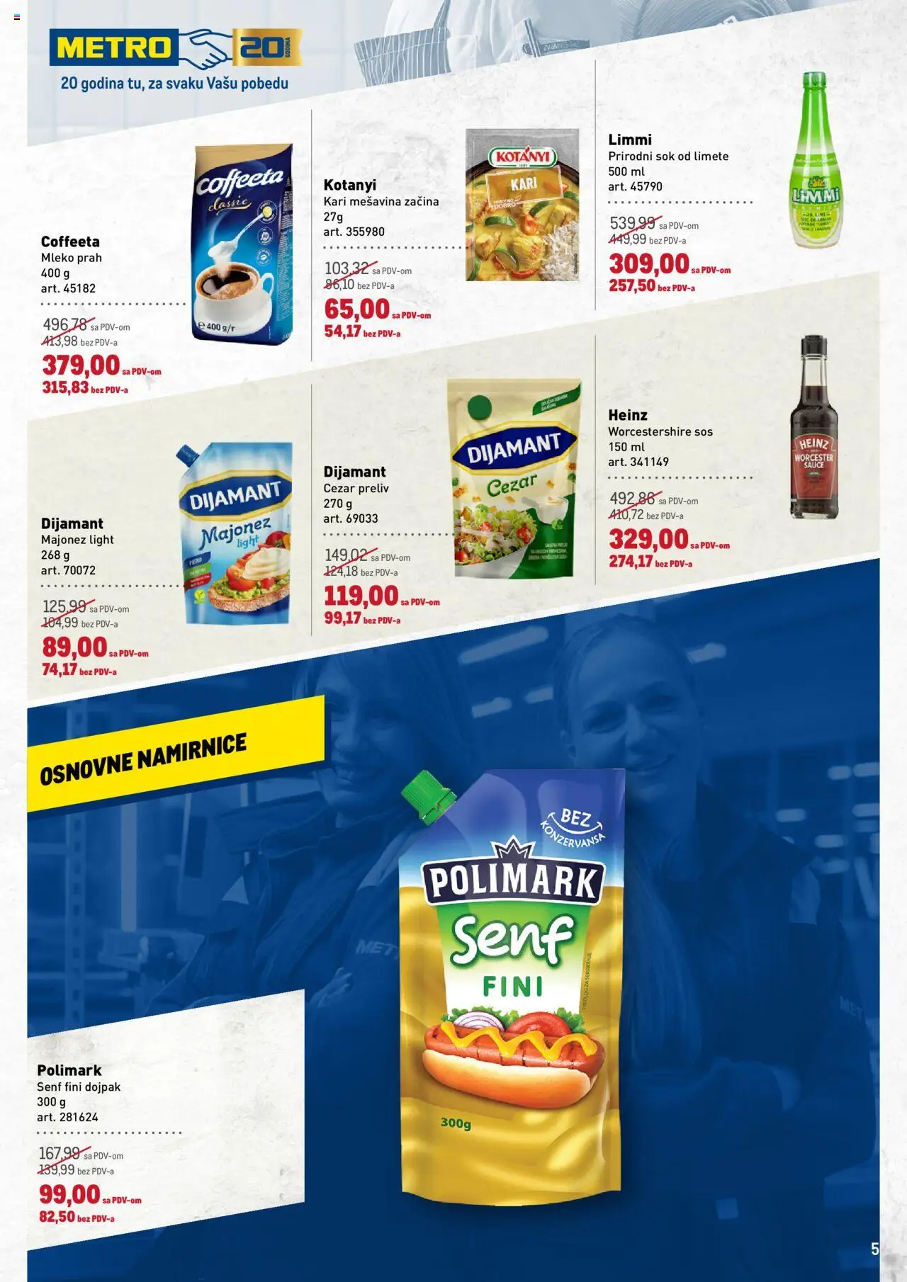 Metro katalog - važi od 02.09.2025 | Strana: 5 | Proizvode: Majonez, Mleko, Sos, Heinz