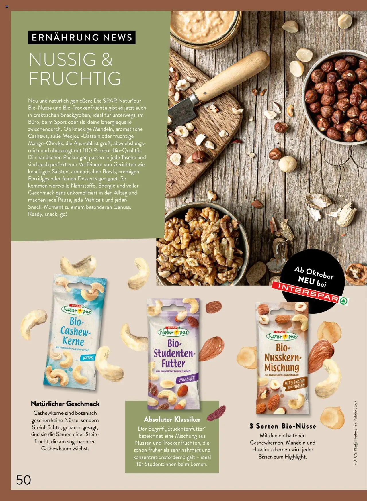 Spar Mahlzeit! Magazin gültig ab 01.09.2025 | Seite: 50 | Produkte: Tasche