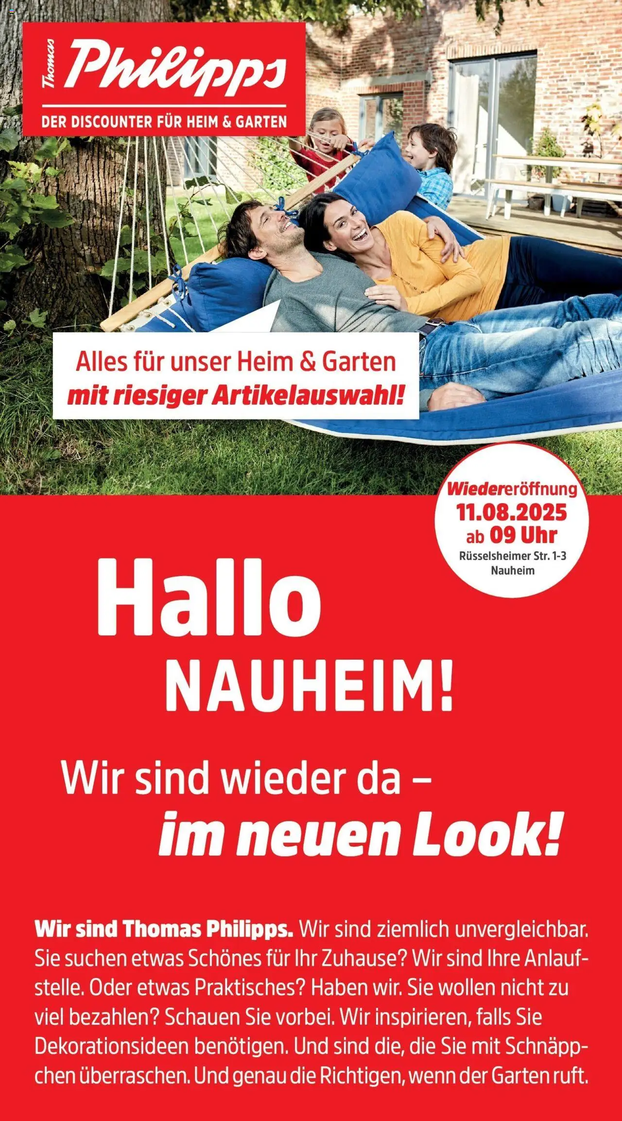 Thomas Philipps Prospekt Nauheim	  - gültig ab dem 11.08.2025 | Seite: 1 | Produkte: Uhr