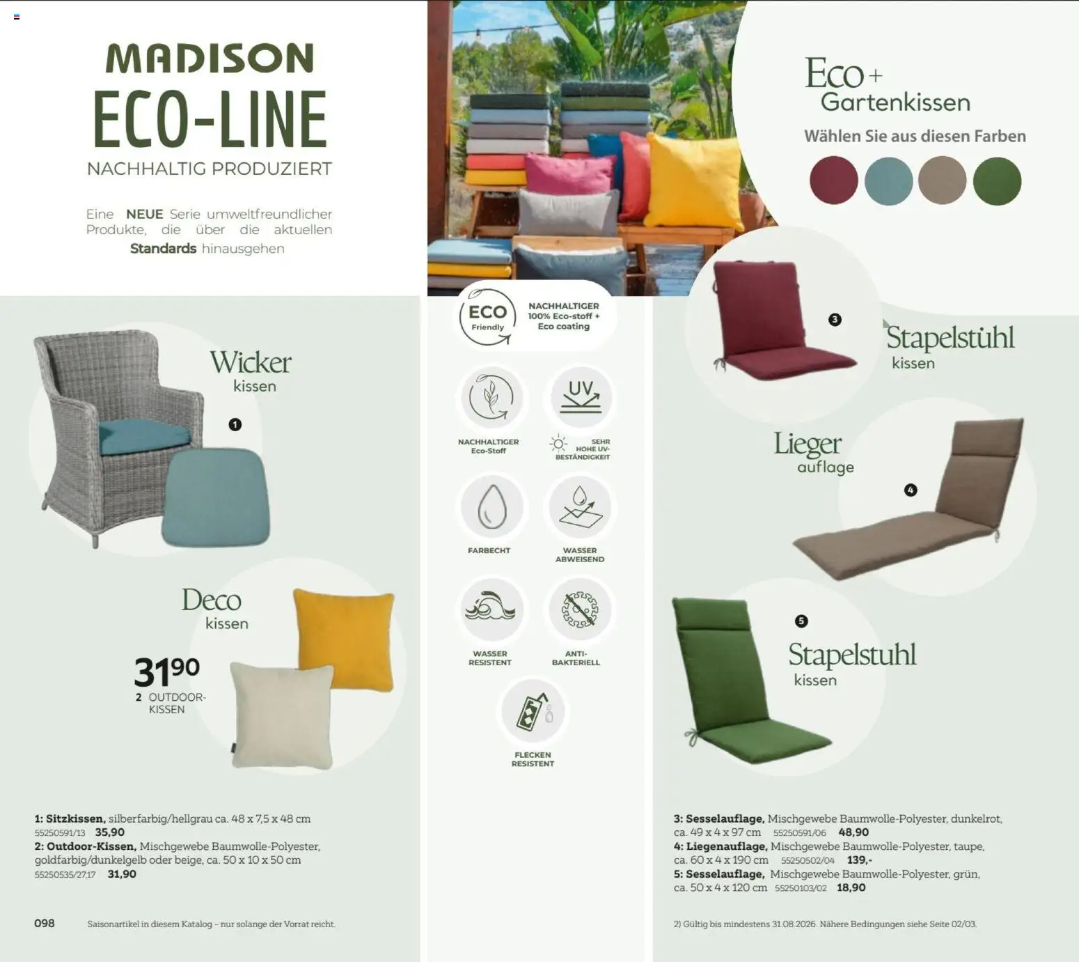 XXXL Lutz My Home Garten – gültig ab 23.02.2026 | Seite: 98 | Produkte: Kissen, Wasser