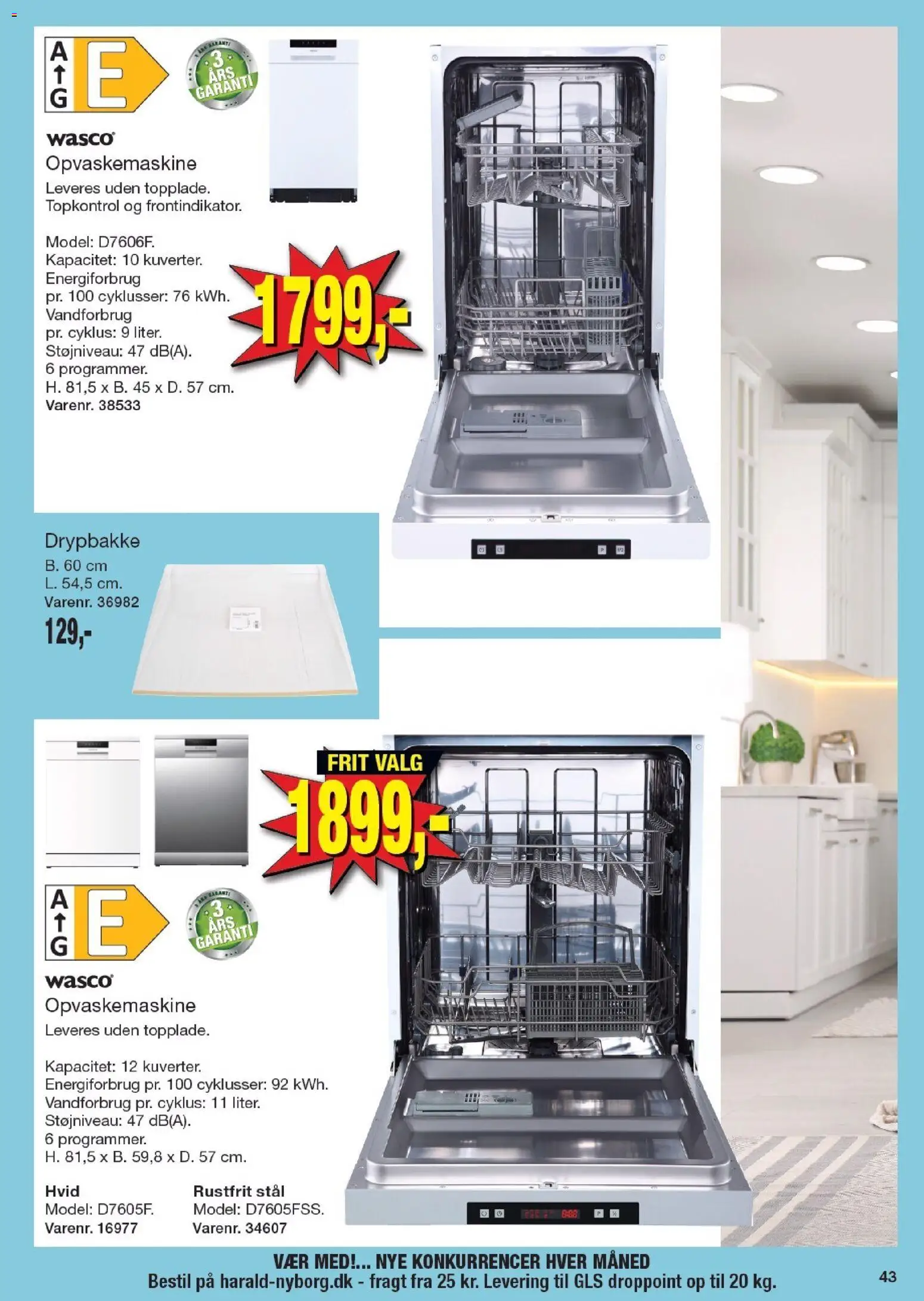 Harald Nyborg tilbudsavis – gyldig fra 15.01.2026 | Side: 47 | Produkter: Opvaskemaskine