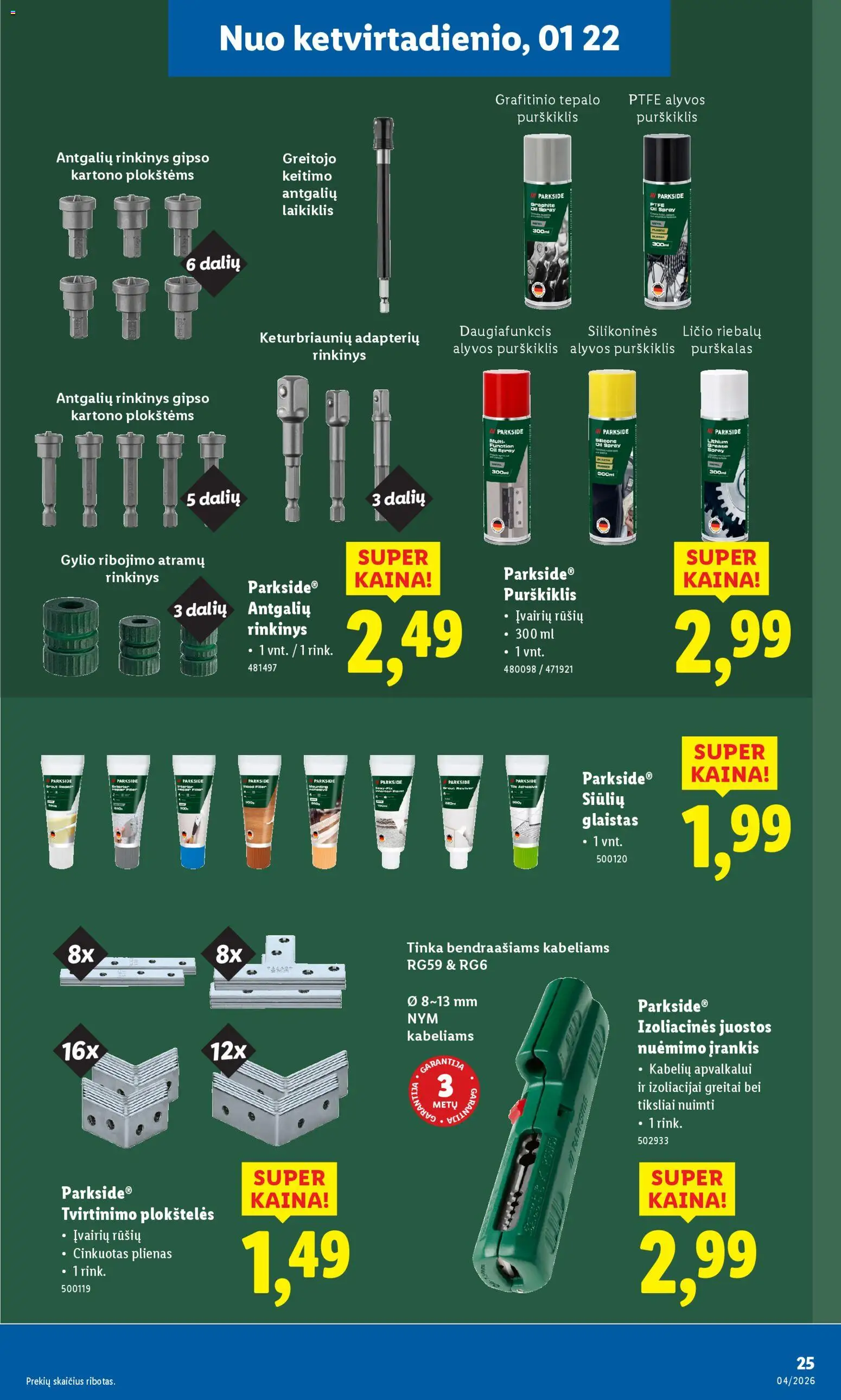 LIDL akcijos nuo 19.01.2026 | Puslapis: 25