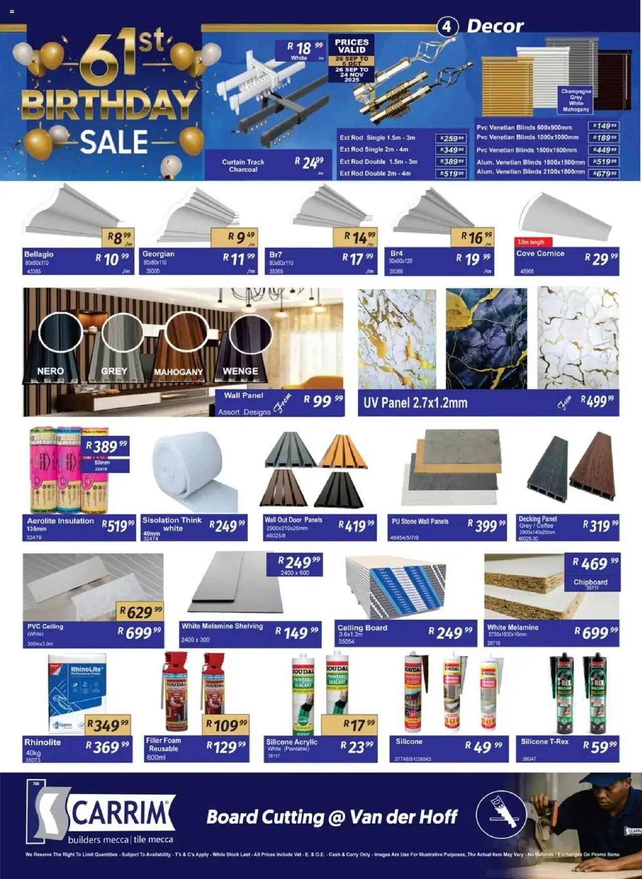 New K. Carrim catalogue – valid from 26.09.2025 | Page: 4 | Products: Coffee, Stock, Silicone, Foam