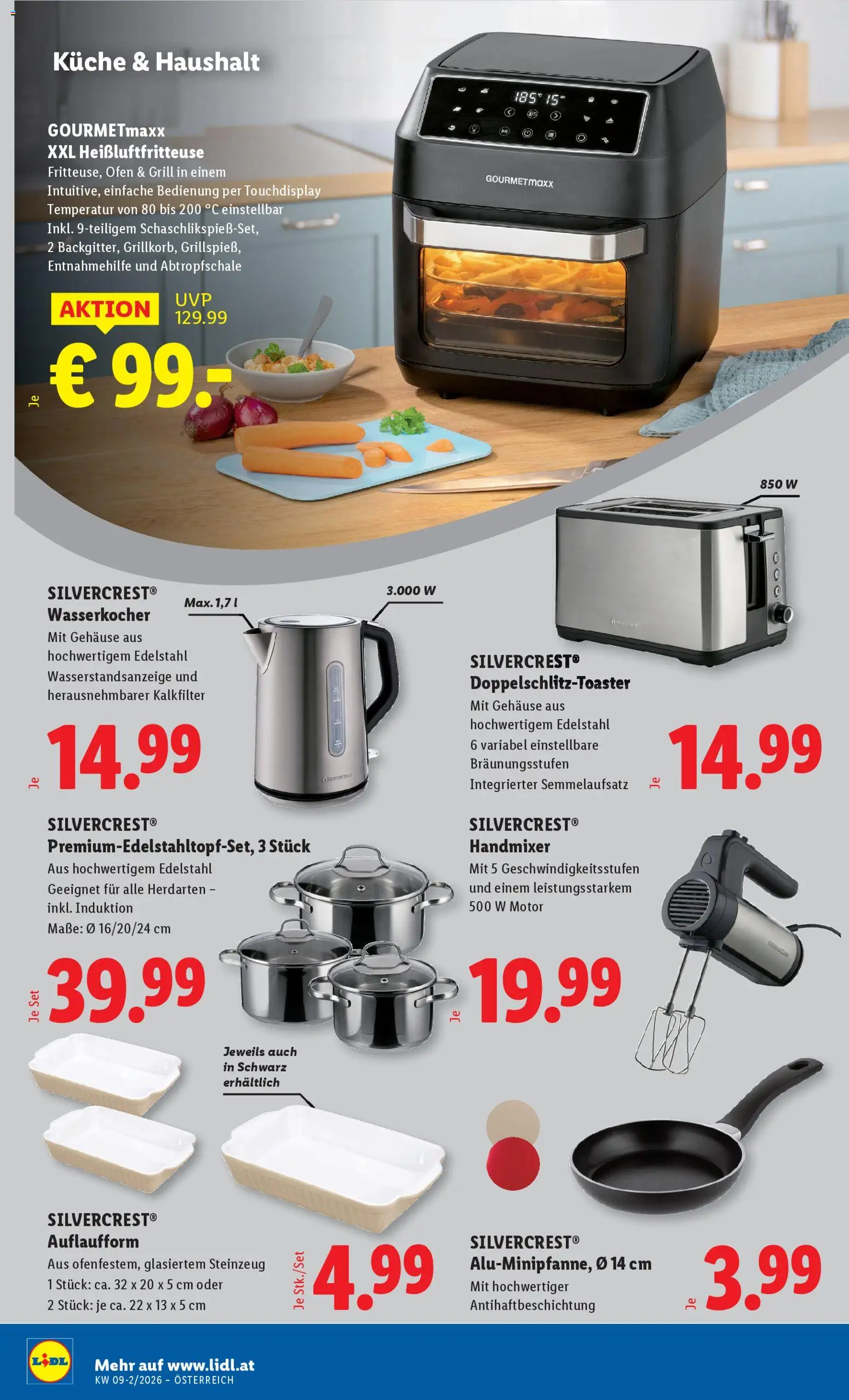 Lidl Flugblatt gültig ab 26.02.2026 | Seite: 18 | Produkte: Ofen, Grill, Wasserkocher