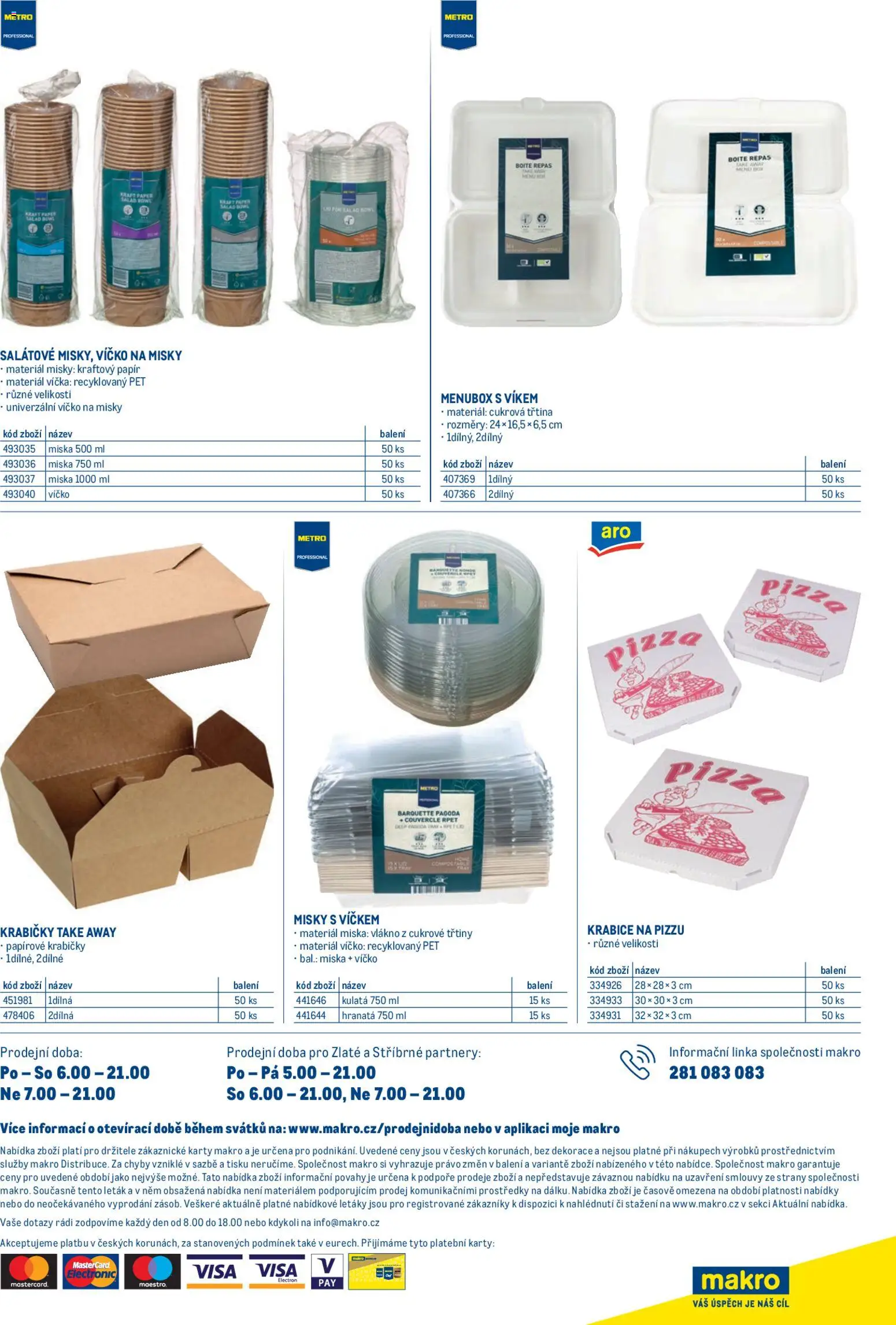 Makro leták - Gastro vybavení a zařízení od 01.02.2026 | Strana: 252 | Produkty: Pizza, Miska, Karty, Dekorace