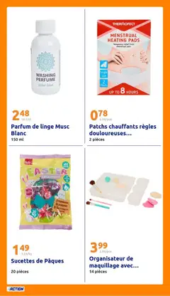 Action - Prévisualisation de Action catalogue de la semaine 8 valide à partir de 18.02.2026 | Page: 28 | Produits: Patchs chauffants, Parfum, Maquillage, Pain