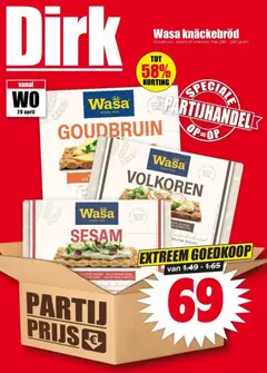 Dirk folder week 18 - Voorbeeld van een folder van Dirk, geldig van 29.04.2026 | Pagina: 36 | Producten: Granen, Tarwe